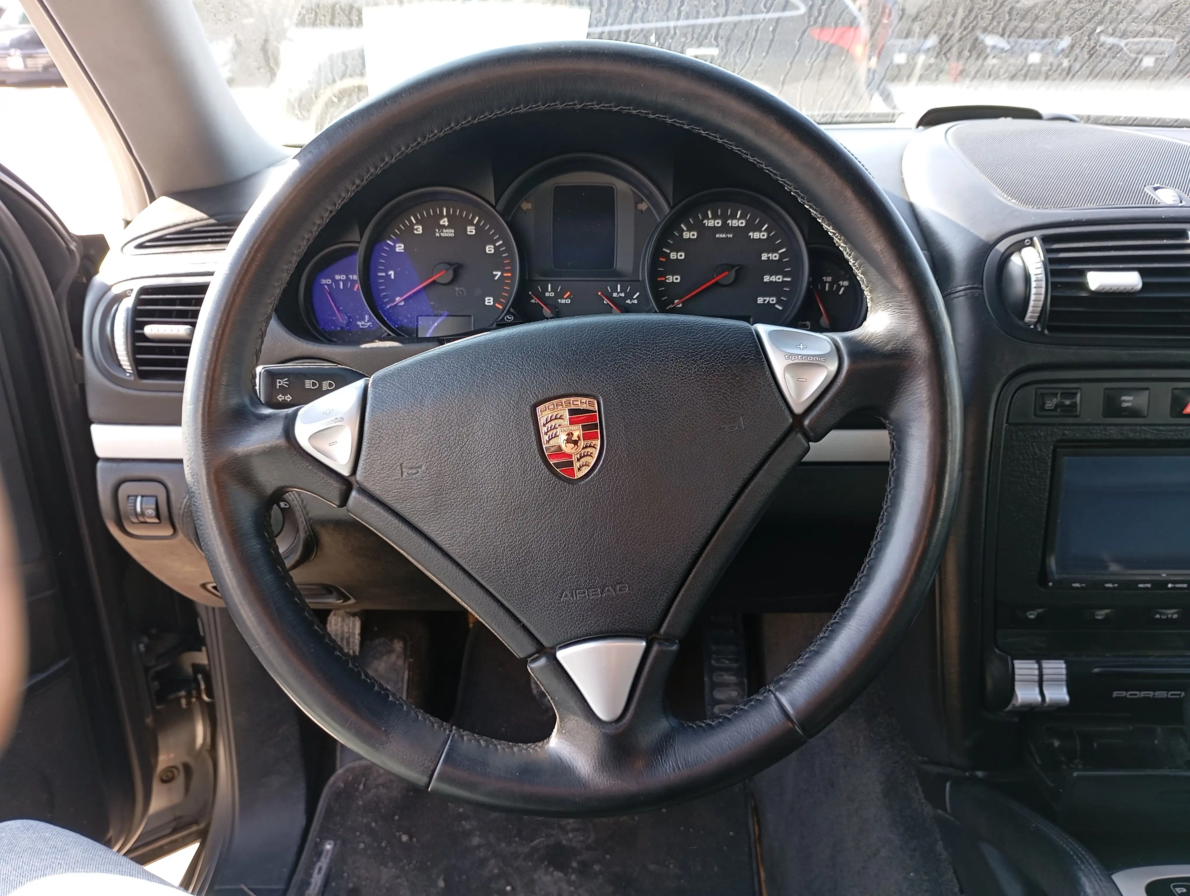 kilometrage car sale porsche cayenne s suv used 2007 aleppo qp image