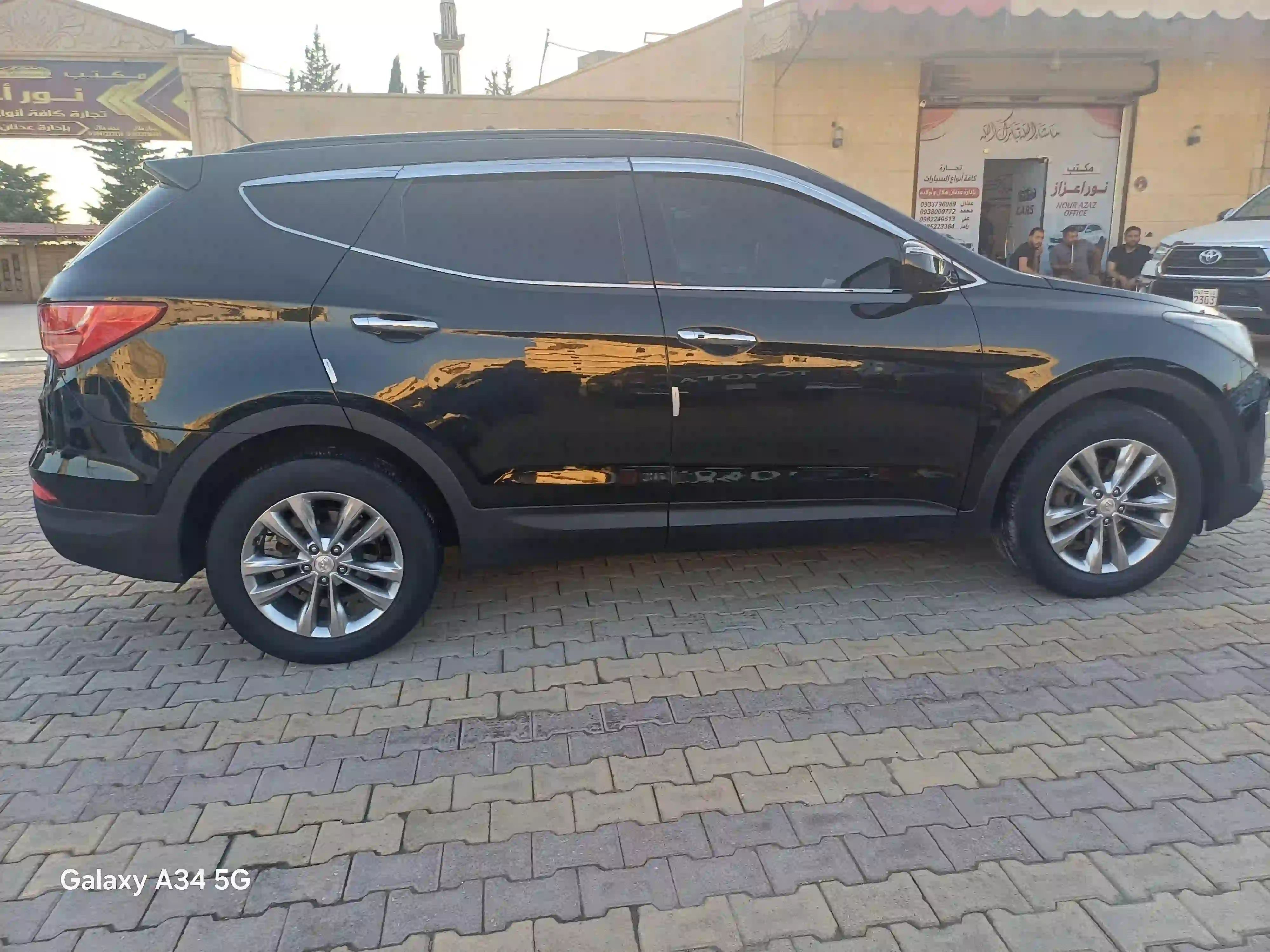 kilometrage car sale hyundai santa fe evgt suv used 2013 aleppo py image