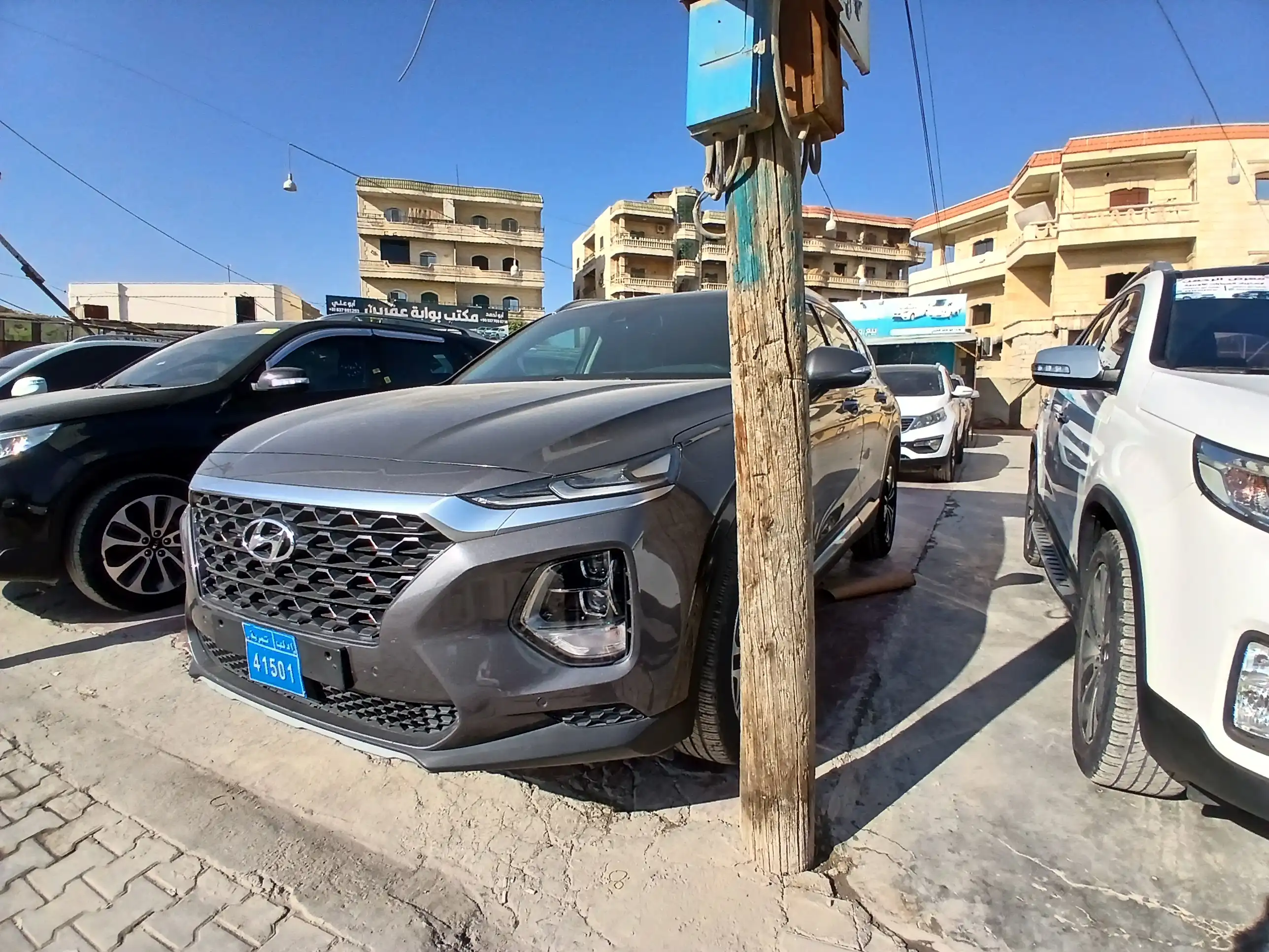 kilometrage car sale hyundai santa fe tm suv used 2020 aleppo po image