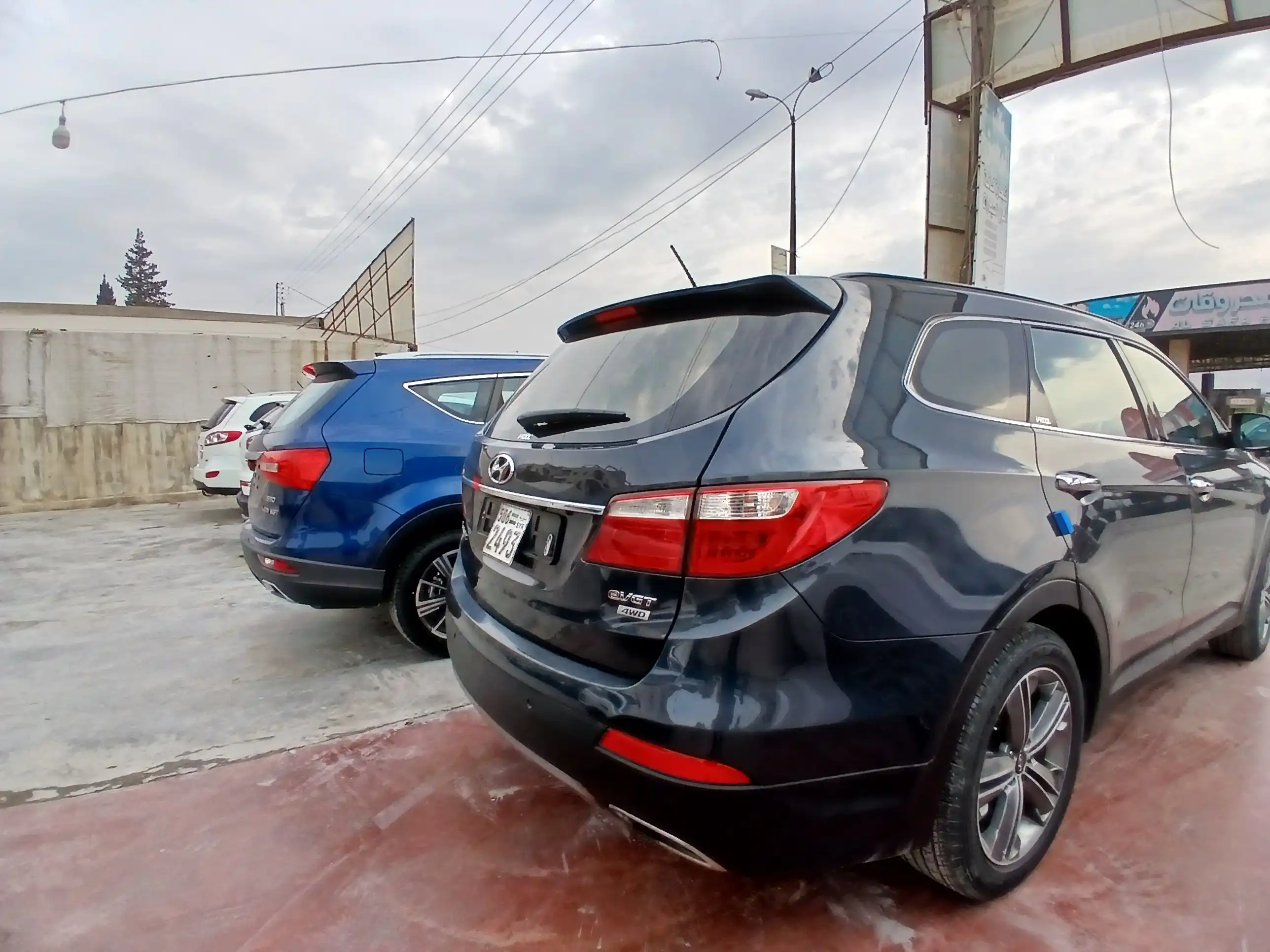 kilometrage car sale hyundai maxcruz evgt suv 2014 aleppo mk image