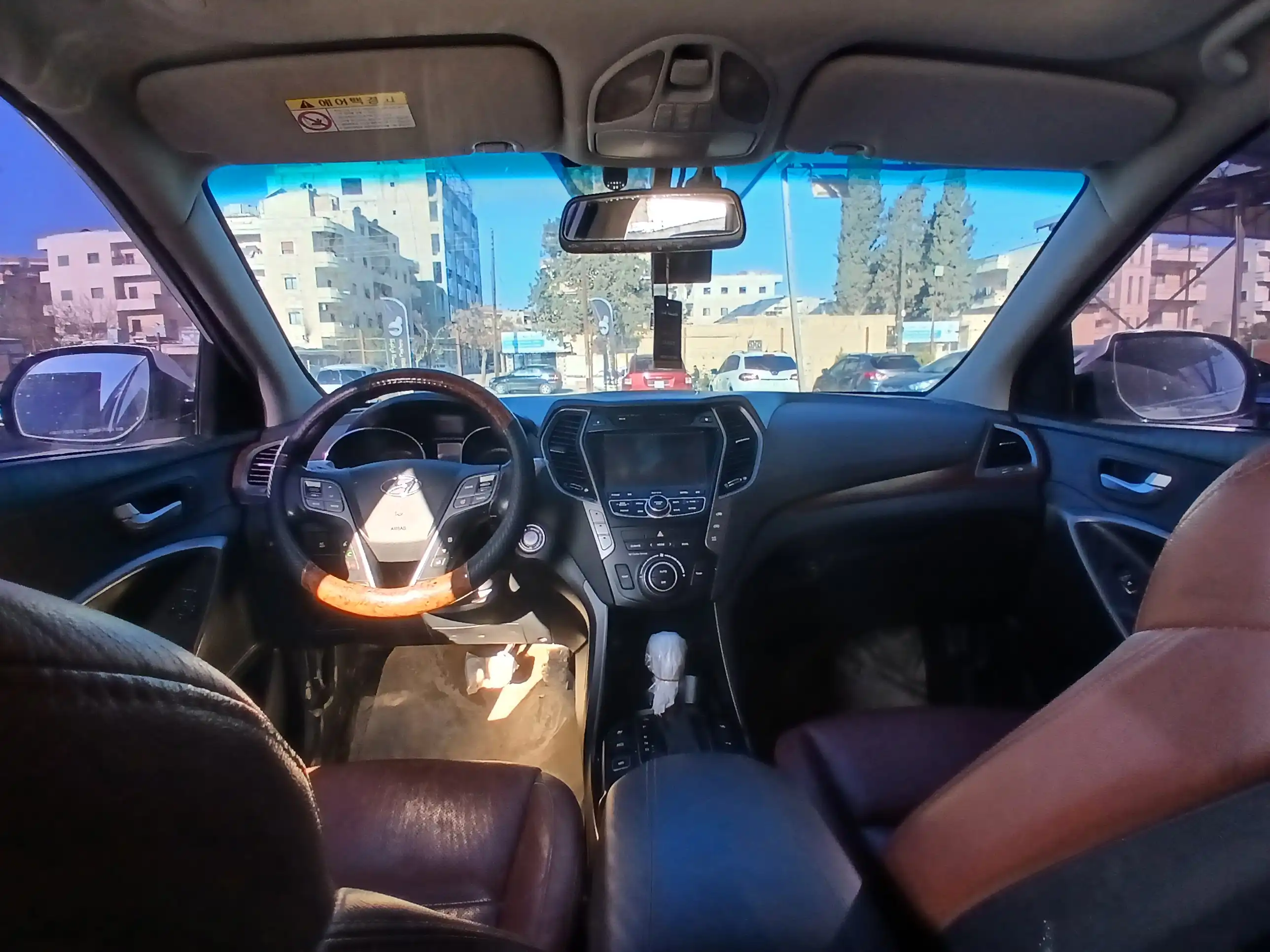 kilometrage car sale hyundai santa fe evgt suv 2015 aleppo ja image