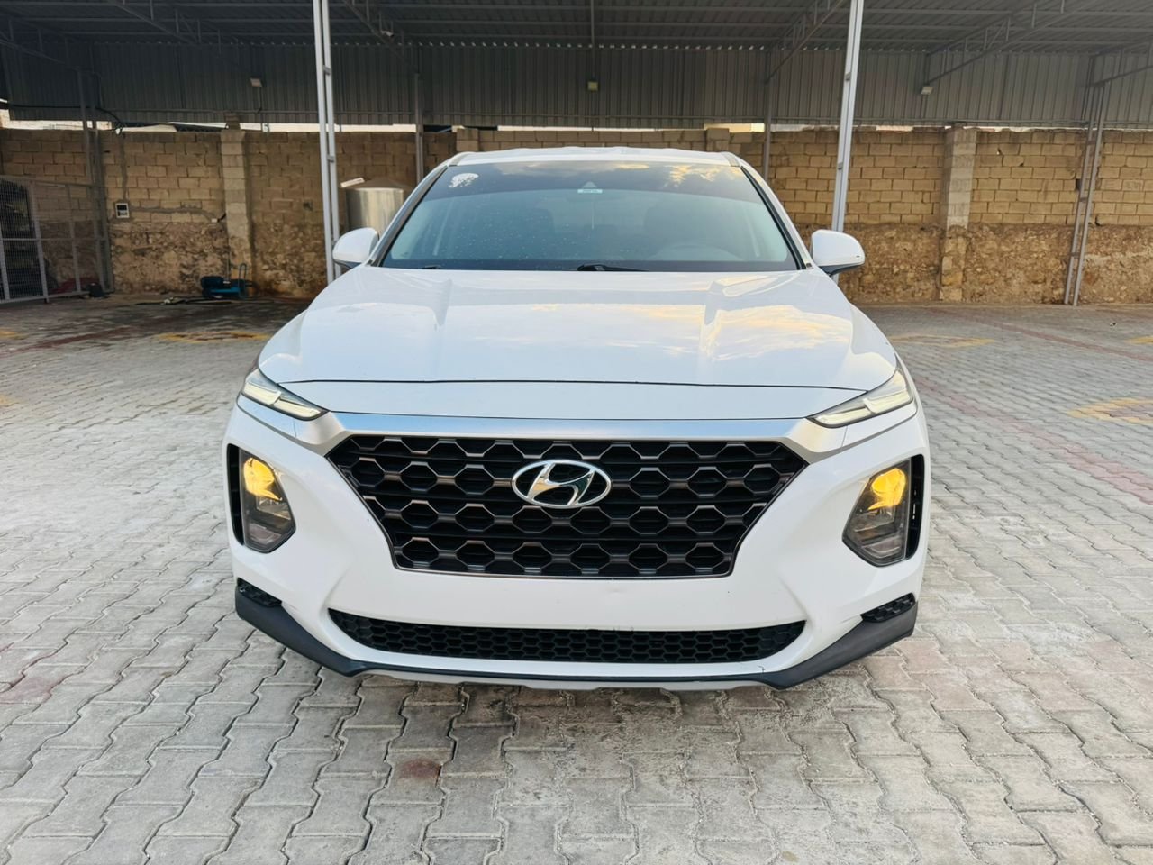 kilometrage car sale hyundai santa fe evgt suv used 2019 aleppo pv image