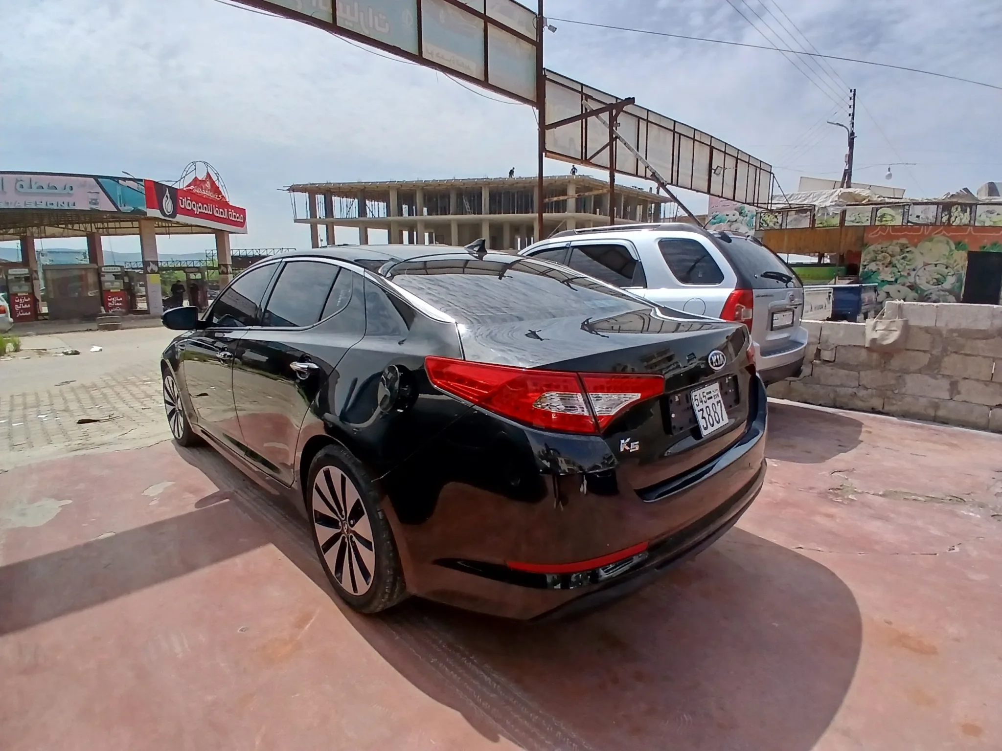 kilometrage car sale kia k5 standard sedan used 2010 aleppo xa image