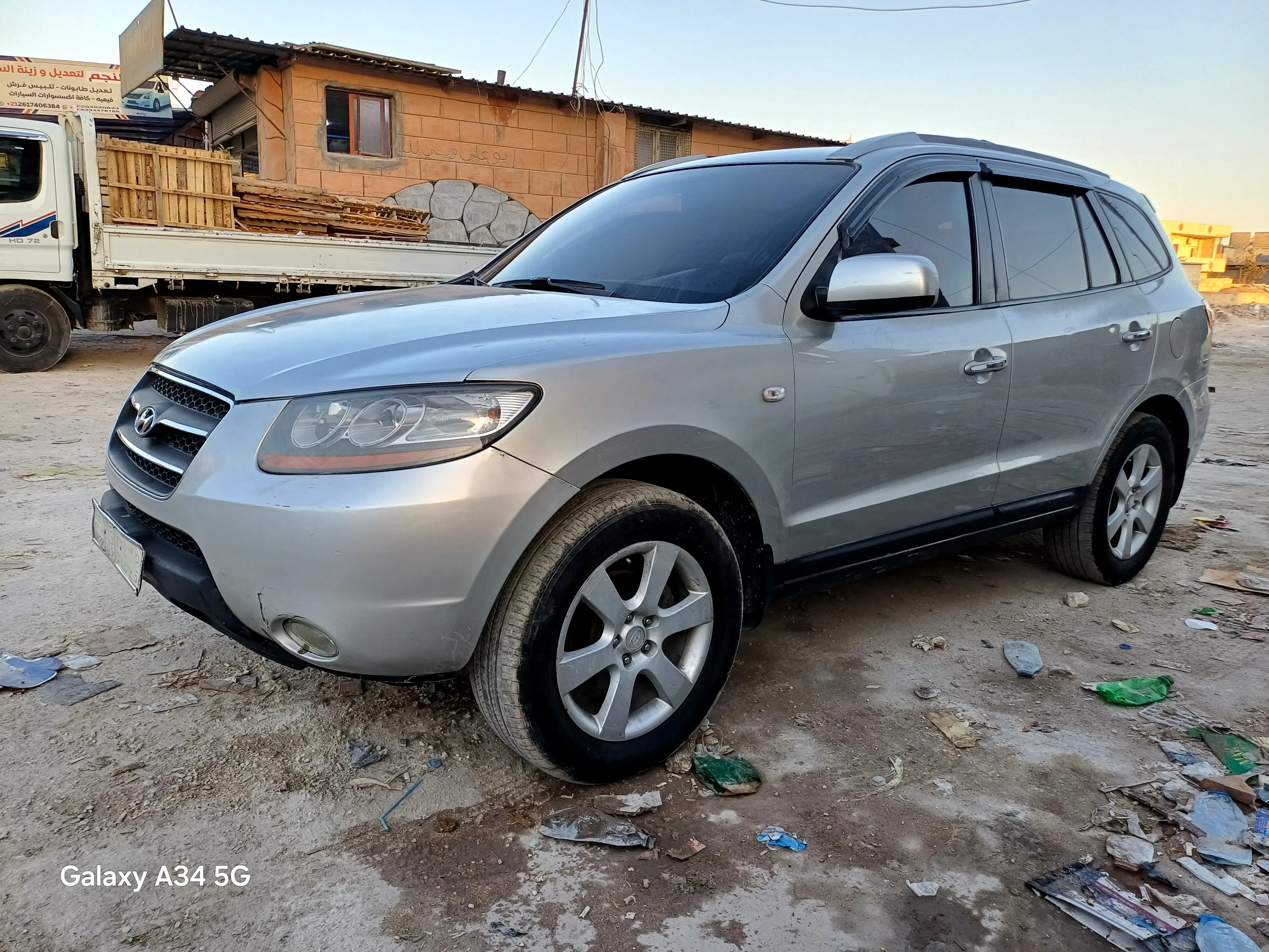 kilometrage car sale hyundai santa fe mlx suv used 2006 aleppo pj card image
