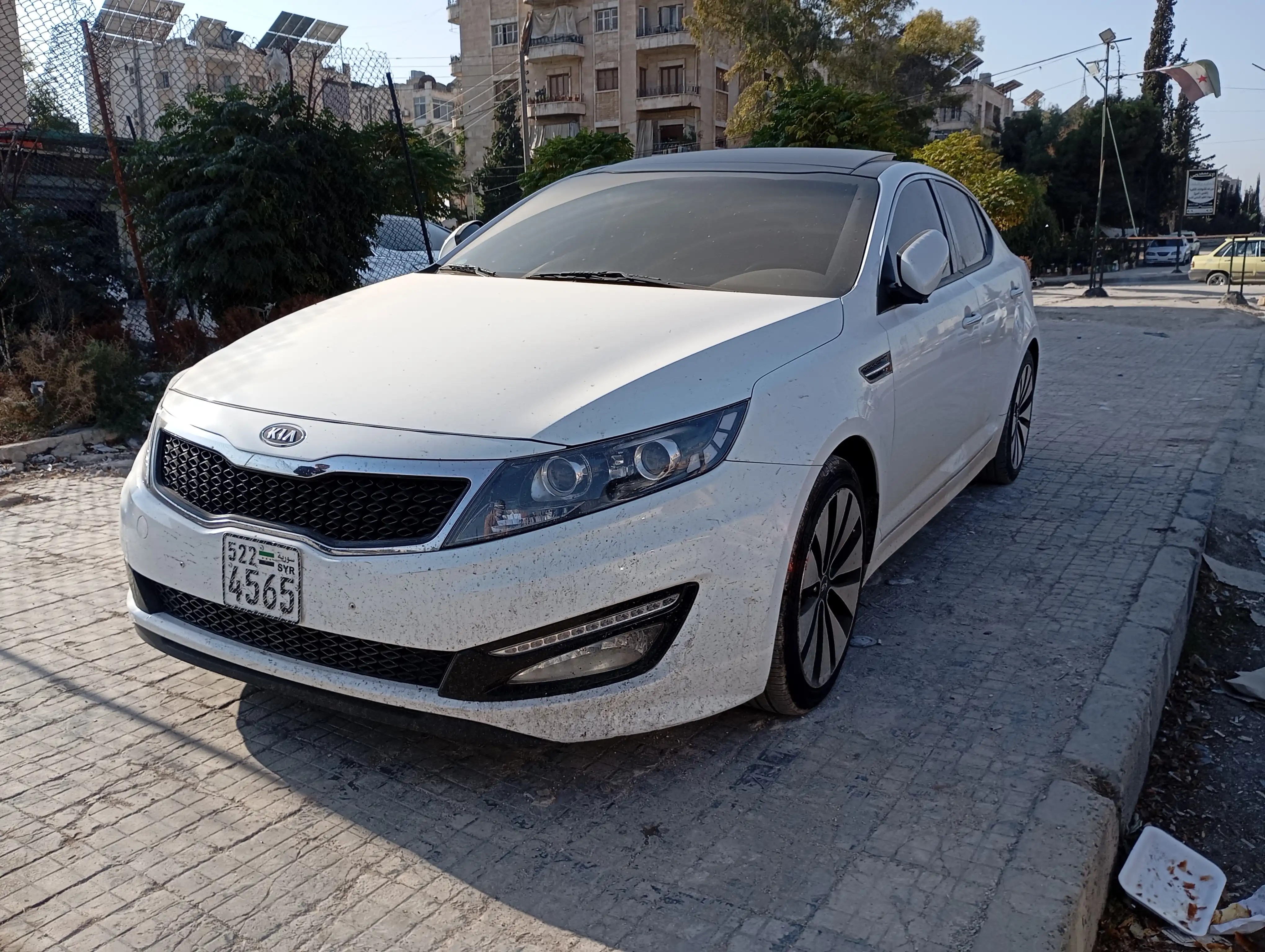 kilometrage car sale kia k5 standard sedan used 2012 aleppo ly card image
