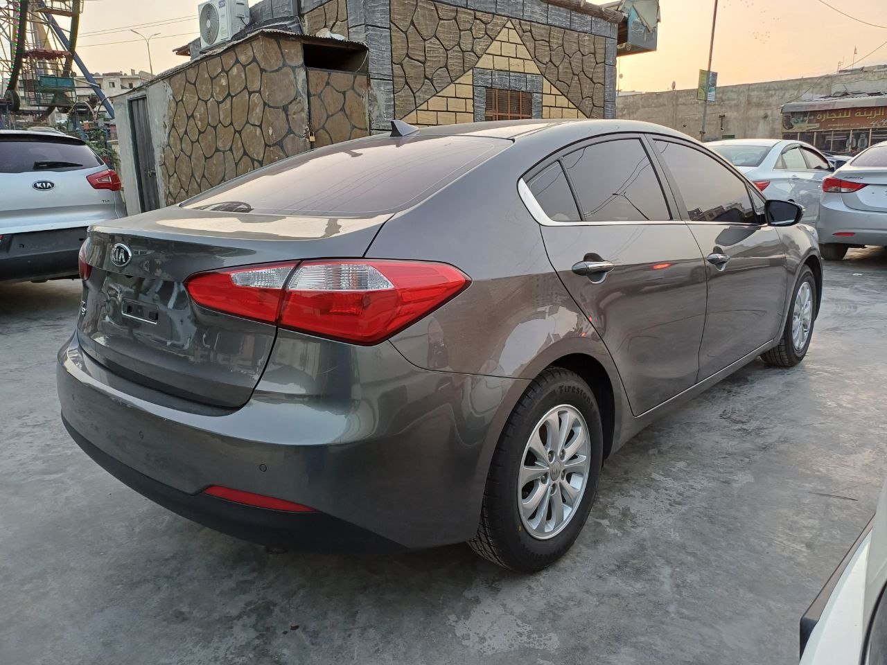 kilometrage car sale kia cerato forte sedan used 2015 aleppo ob image