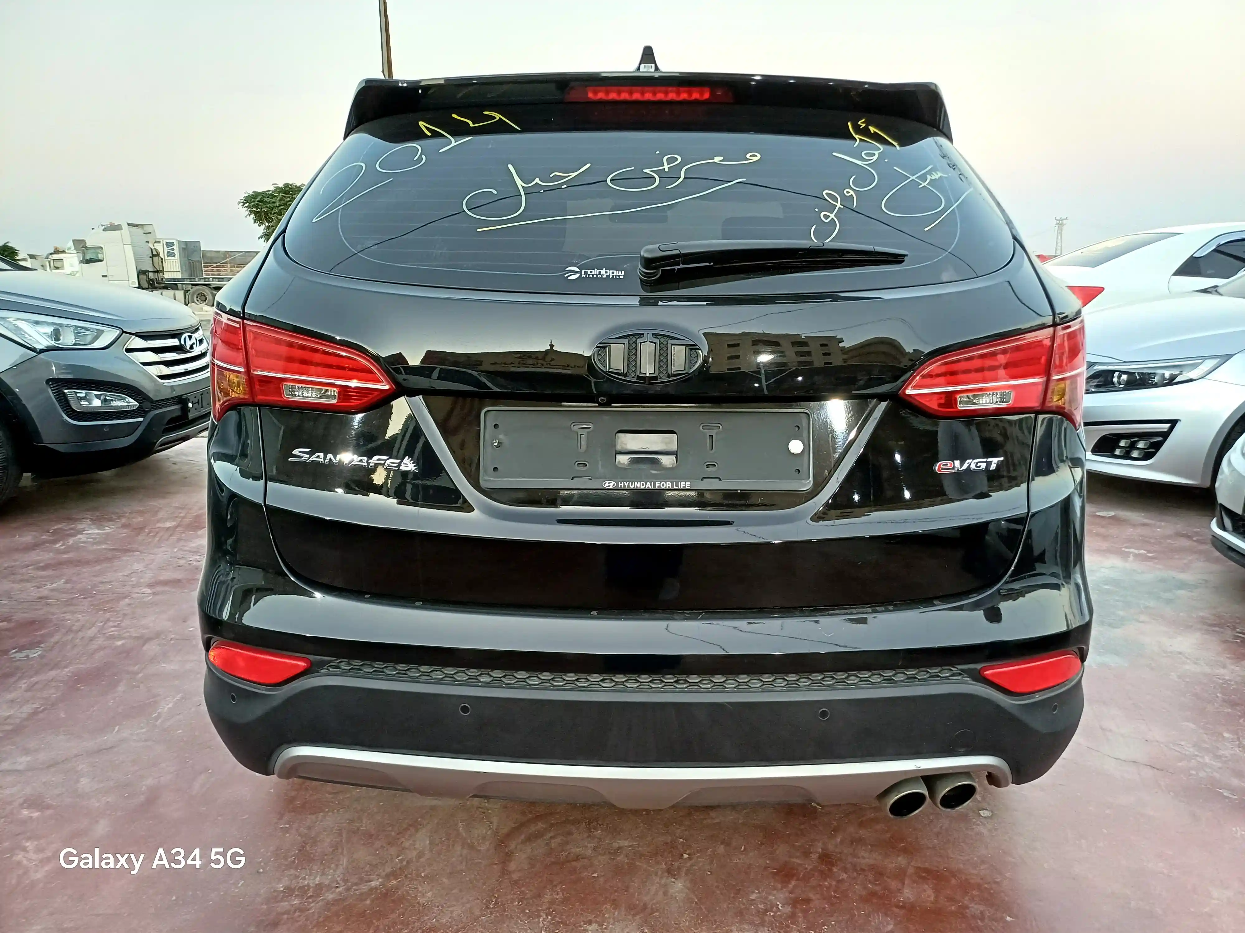 kilometrage car sale hyundai santa fe evgt suv used 2014 aleppo pz image