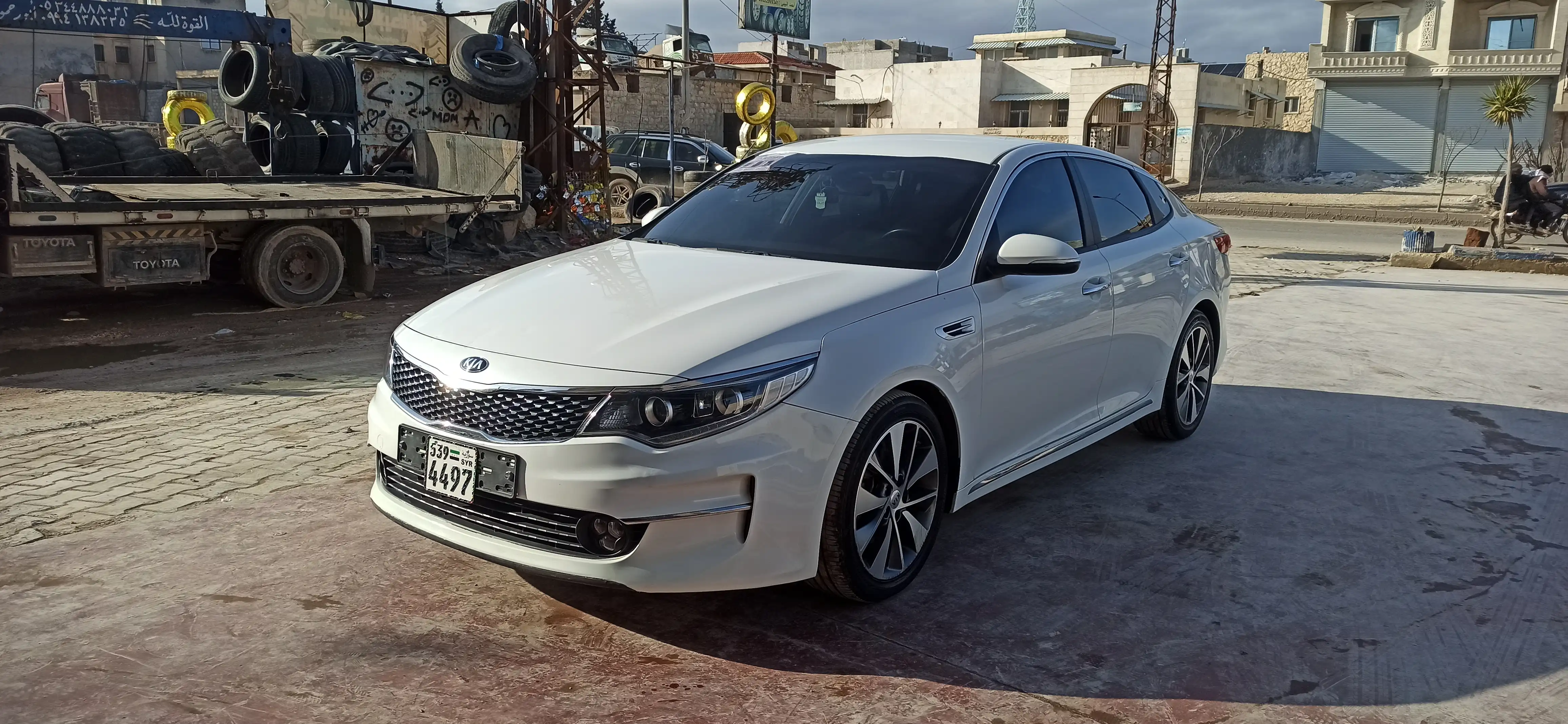 kilometrage car sale kia k5 standard sedan used 2017 aleppo td card image