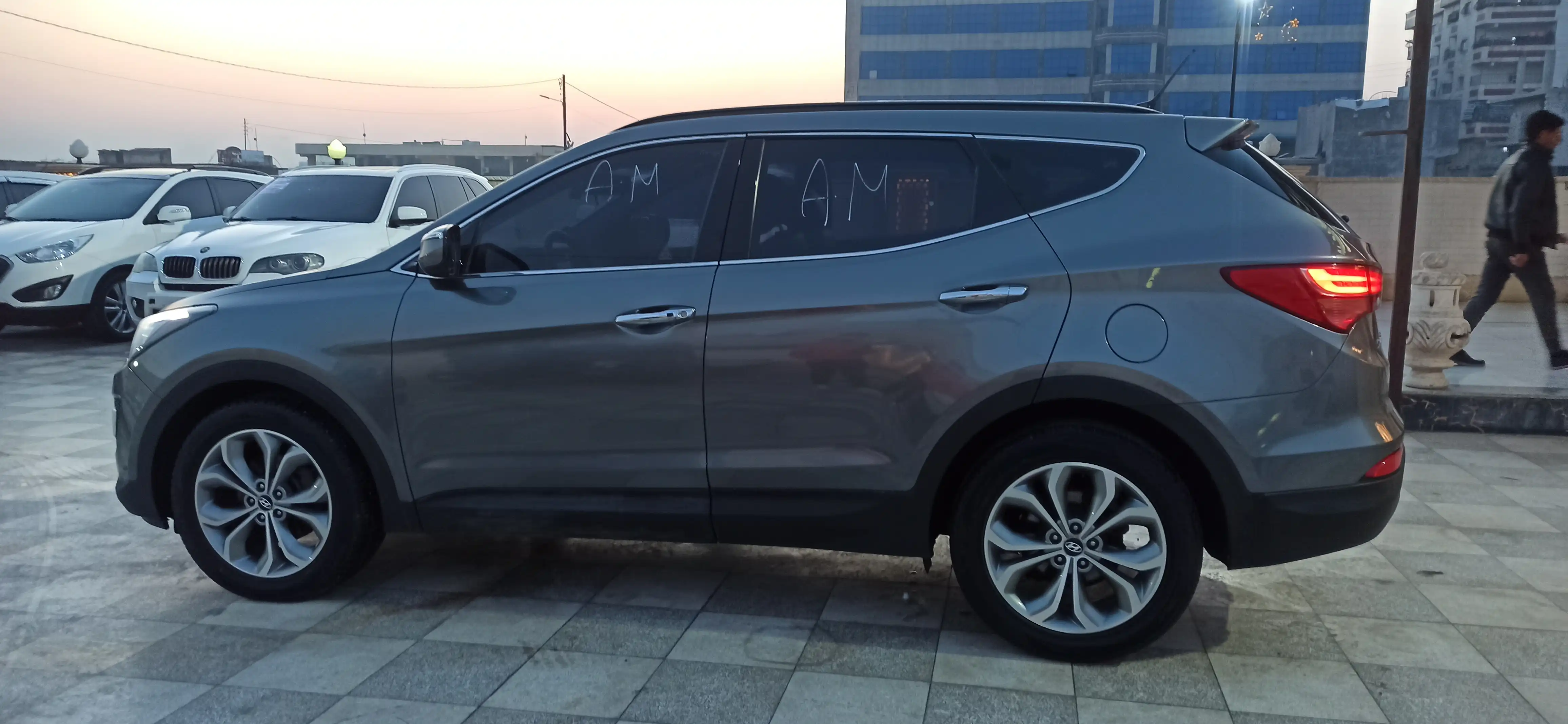 kilometrage car sale hyundai santa fe evgt suv used 2013 aleppo mr image