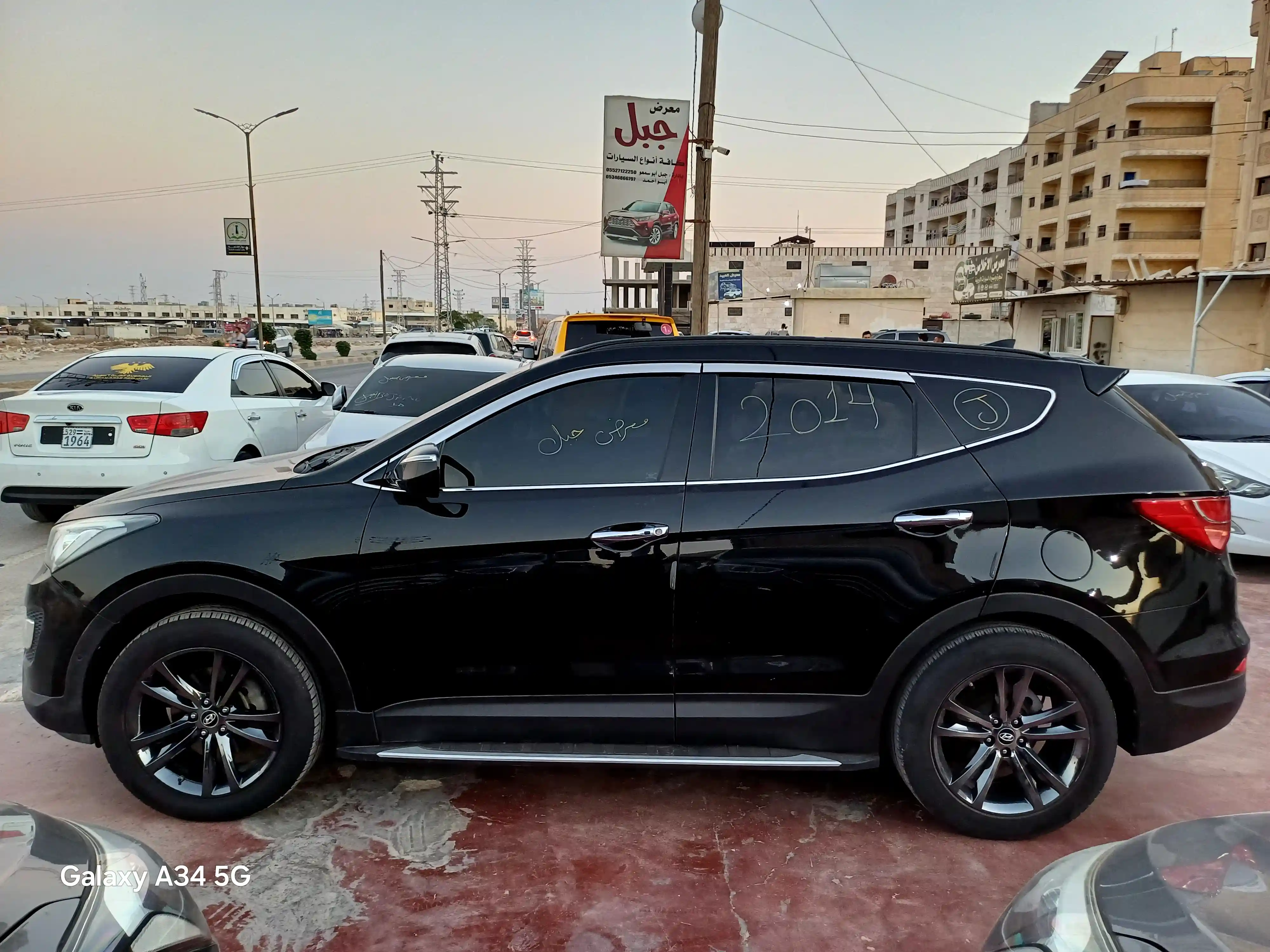 kilometrage car sale hyundai santa fe evgt suv used 2014 aleppo pz image