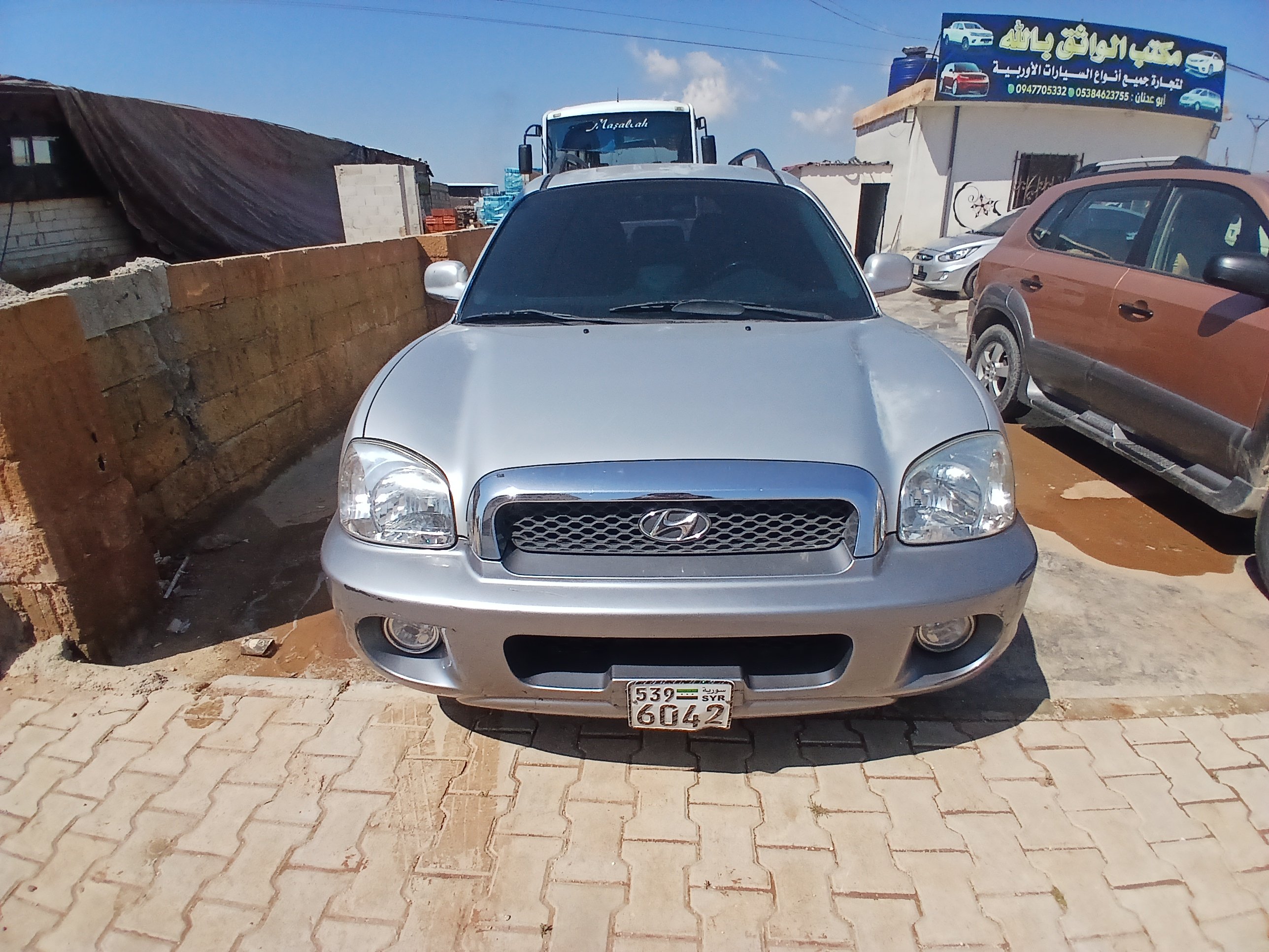 kilometrage car sale hyundai santa fe gold suv used 2005 aleppo bs image