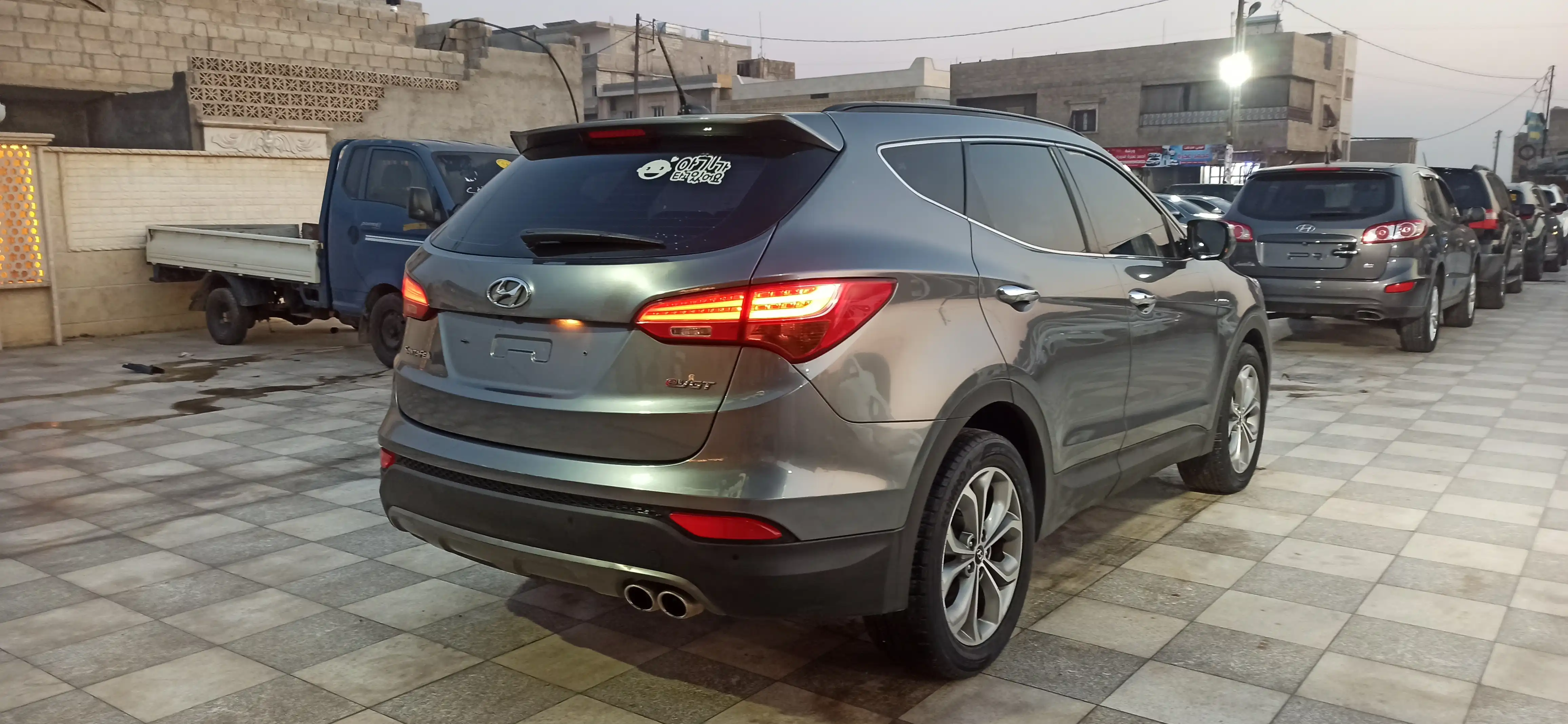 kilometrage car sale hyundai santa fe evgt suv used 2013 aleppo mr image