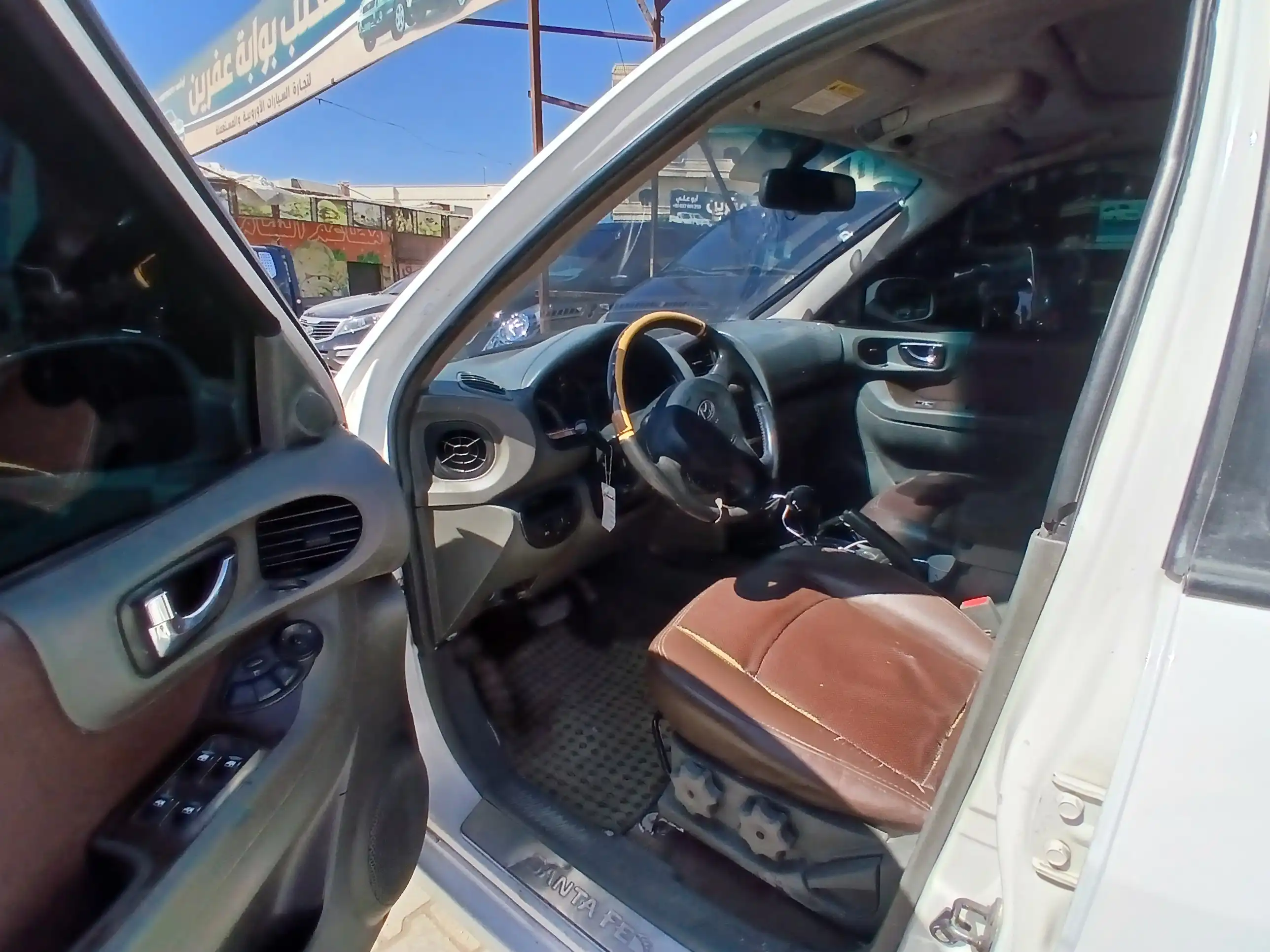 kilometrage car sale hyundai santa fe gold suv cut 2005 aleppo po image