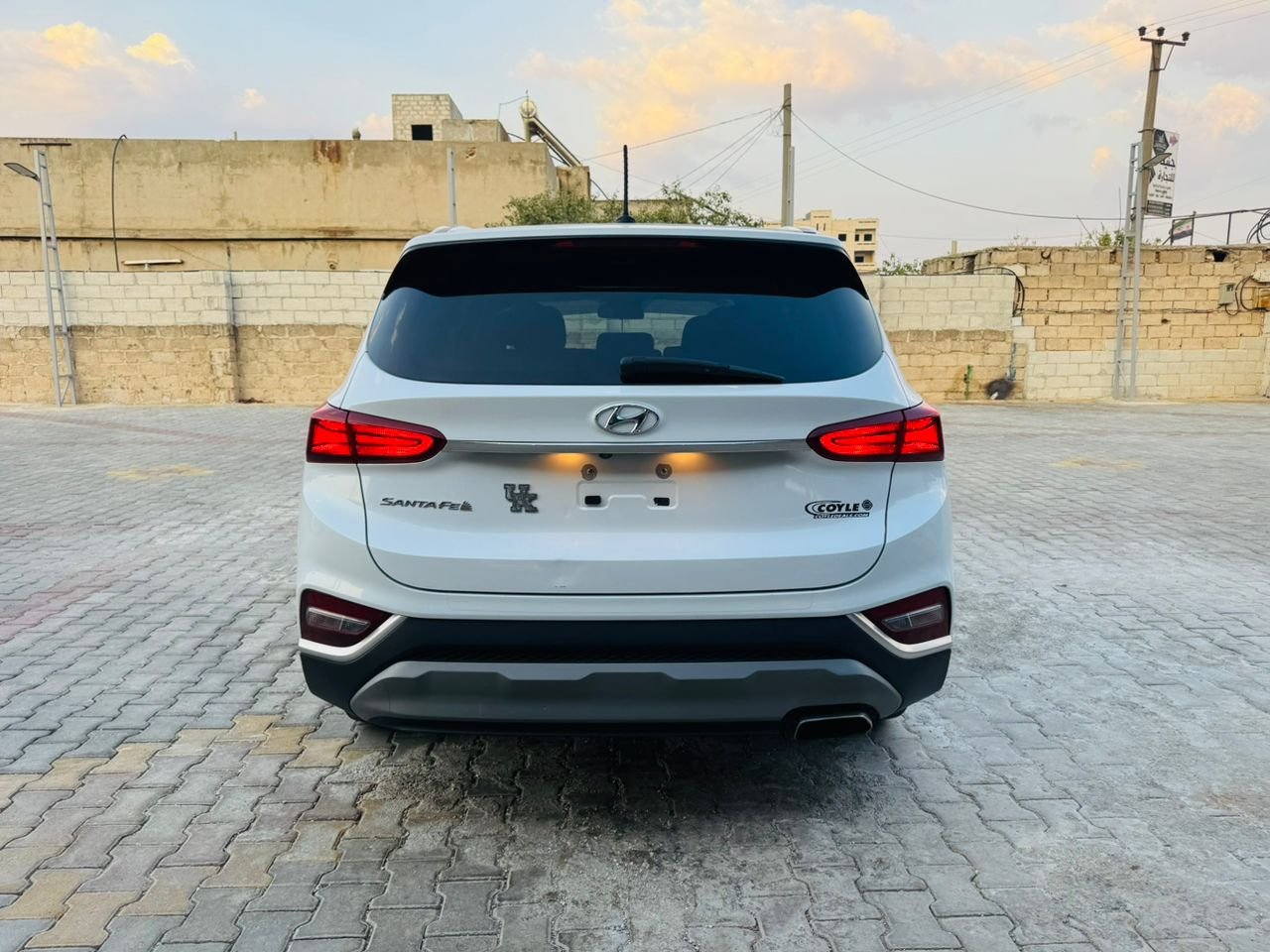 kilometrage car sale hyundai santa fe evgt suv used 2019 aleppo pv image