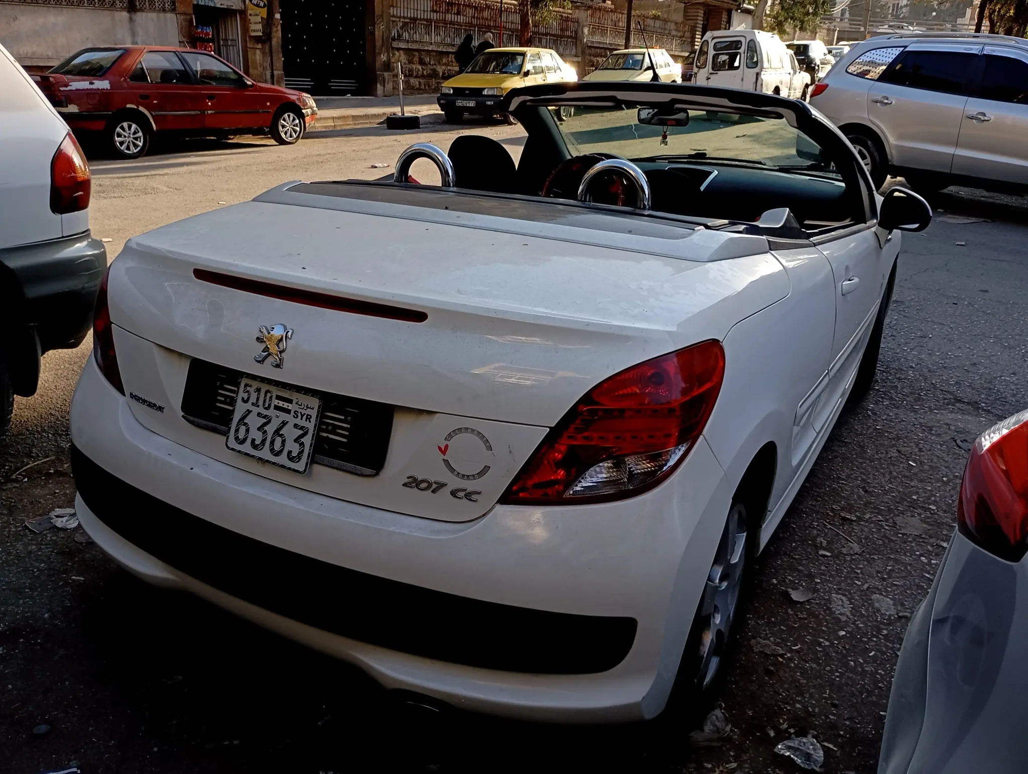 kilometrage car sale peugeot 207 standard convertible used 2009 aleppo yq image