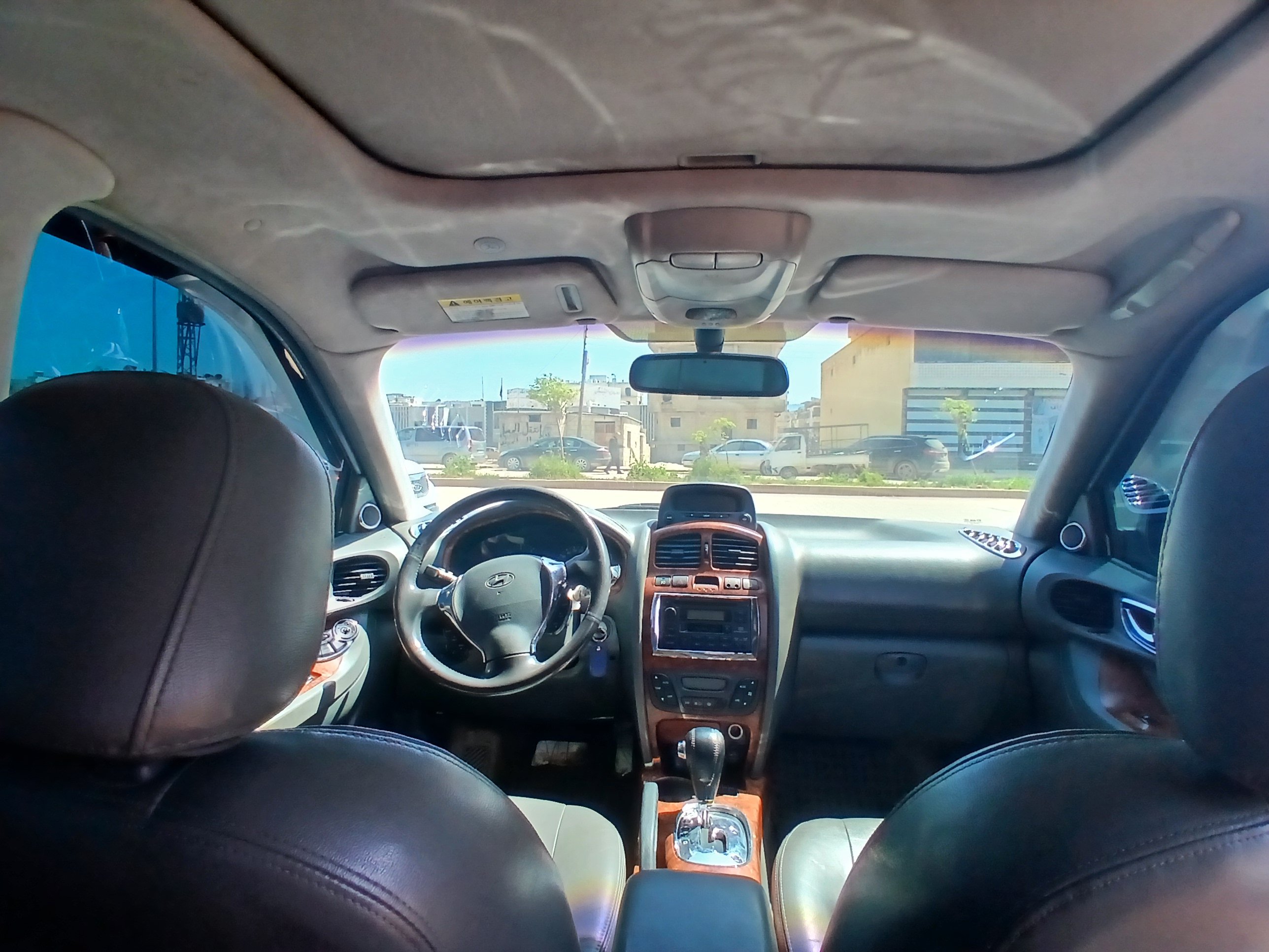 kilometrage car sale hyundai santa fe gold suv used 2005 aleppo bs image