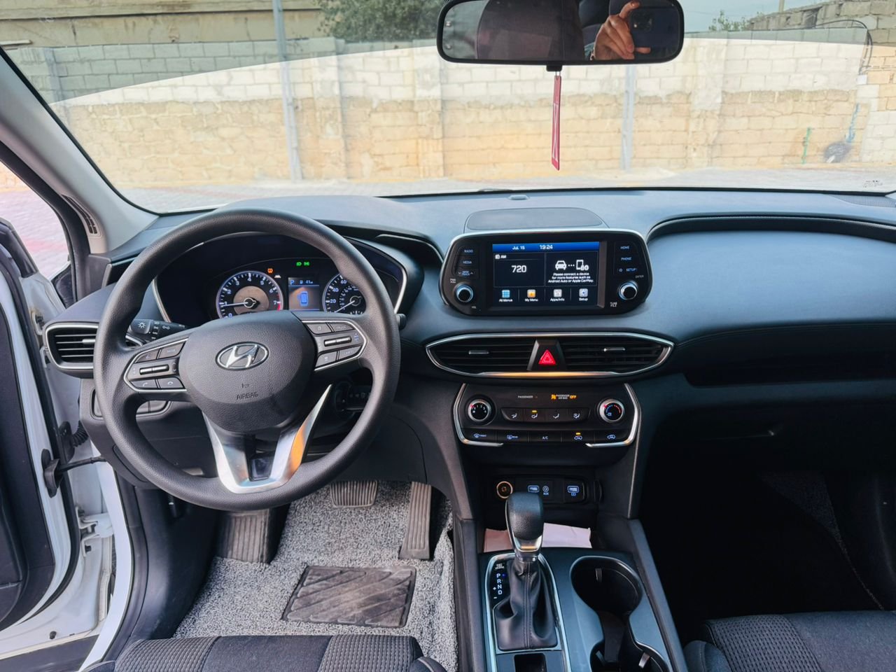 kilometrage car sale hyundai santa fe evgt suv used 2019 aleppo pv image