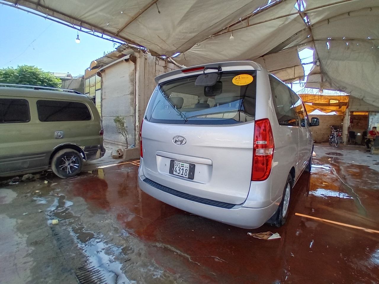 kilometrage car sale hyundai h1 standard van used 2008 aleppo up image