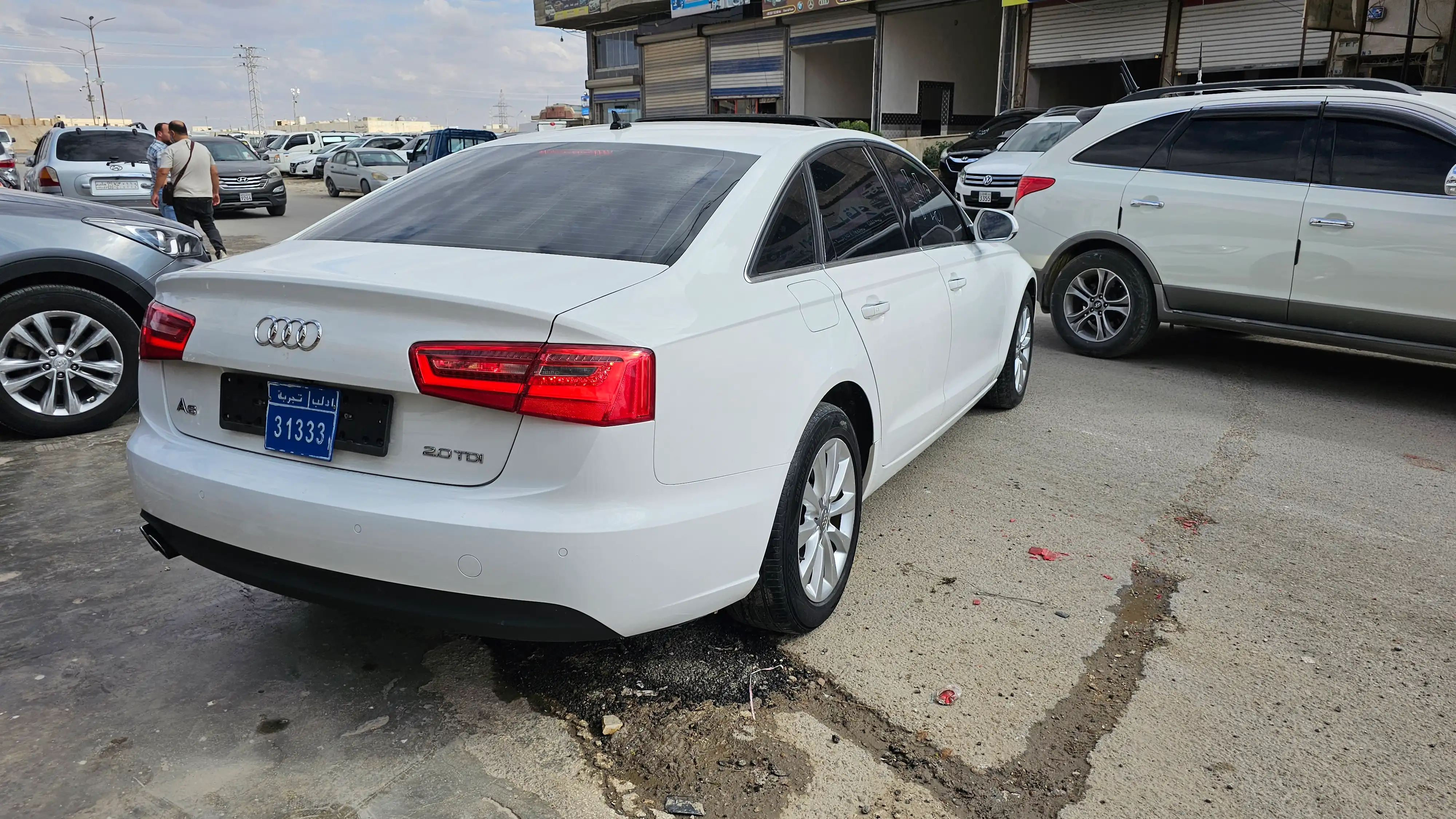 kilometrage car sale audi a6 3 0 tdi sedan used 2014 aleppo ud image