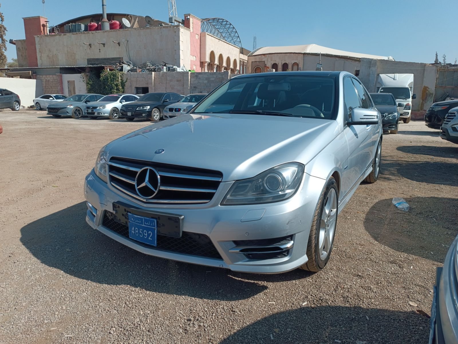 kilometrage car sale mercedes benz c class c 200 sedan used 2013 aleppo xj card image