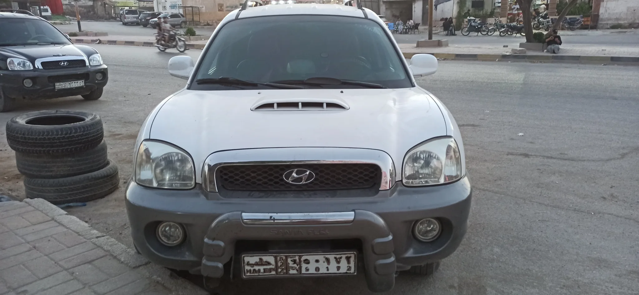 kilometrage car sale hyundai santa fe 2 2 d suv used 2001 aleppo ur image