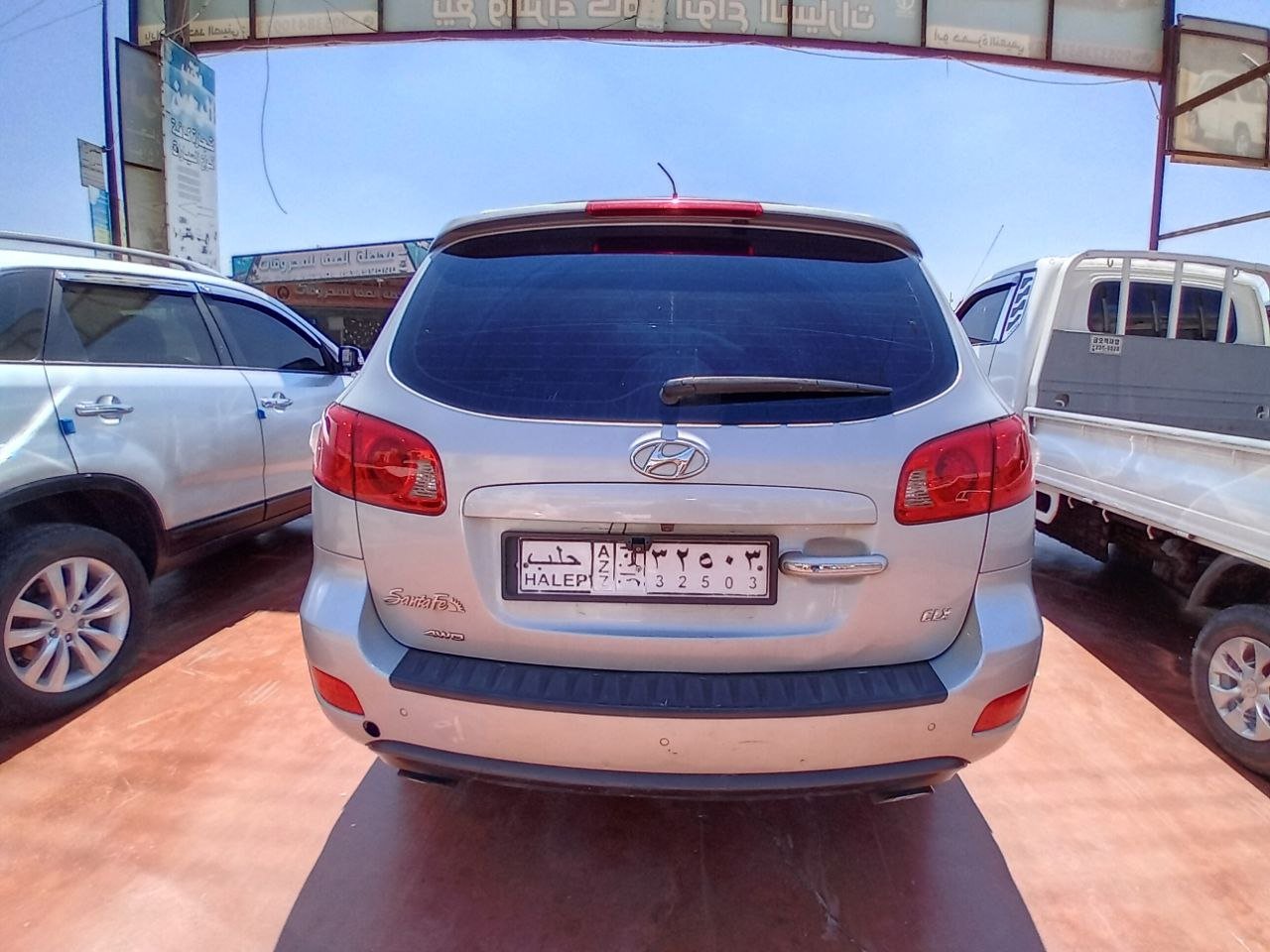kilometrage car sale hyundai santa fe clx suv used 2007 aleppo bg image