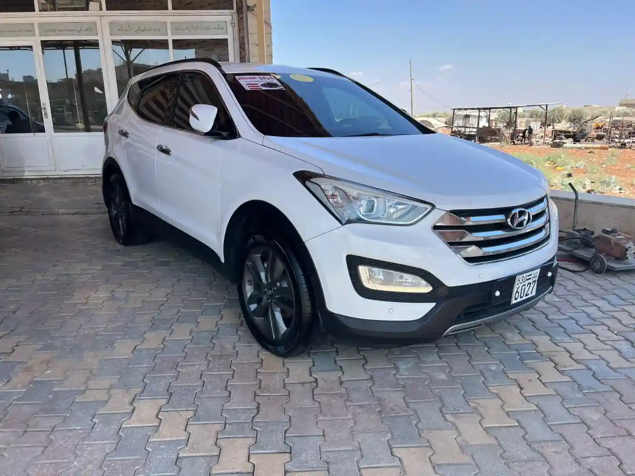 kilometrage car sale hyundai santa fe evgt suv 2014 aleppo wv image