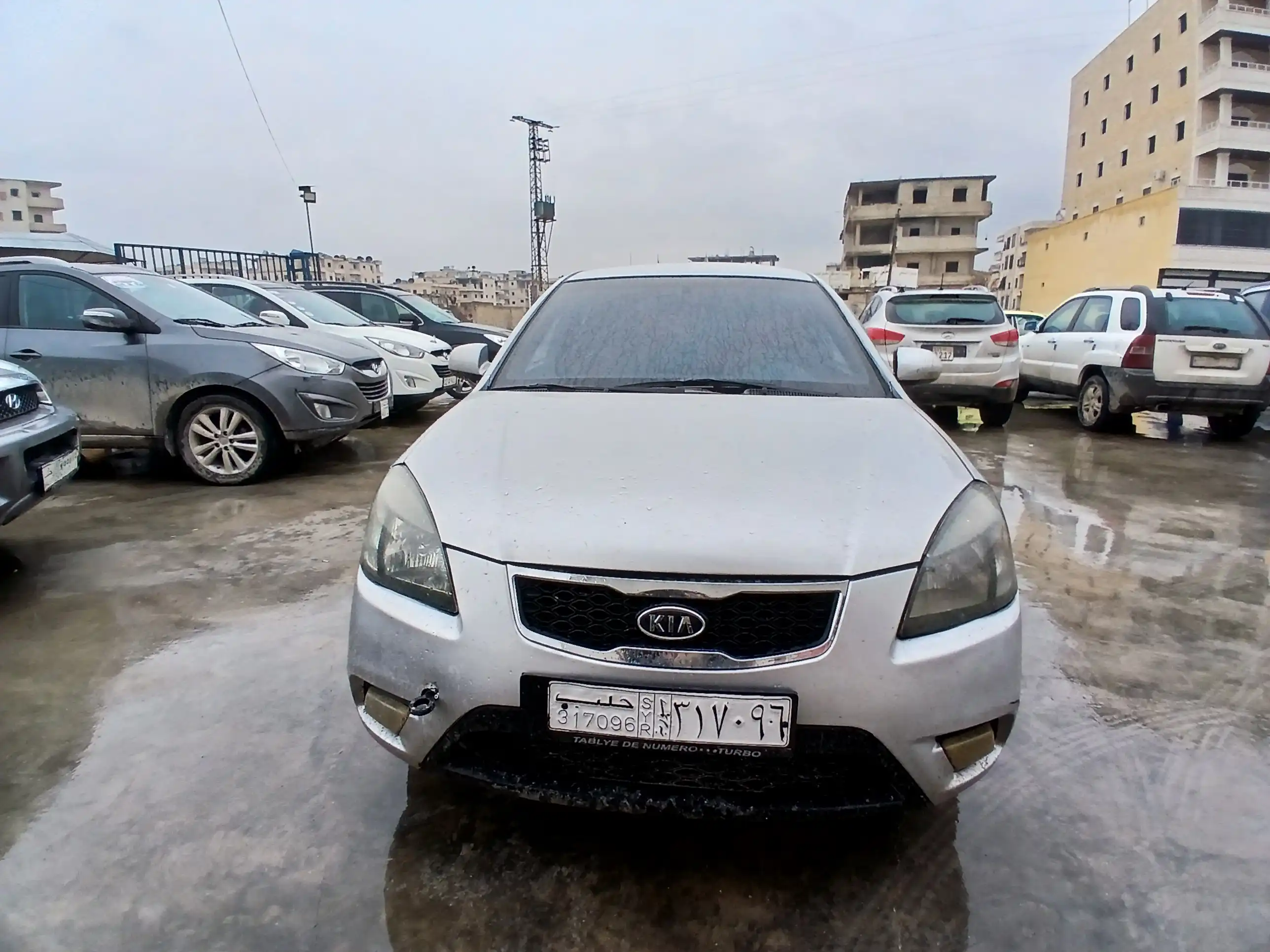 kilometrage car sale kia rio ex sedan used 2011 aleppo qn image