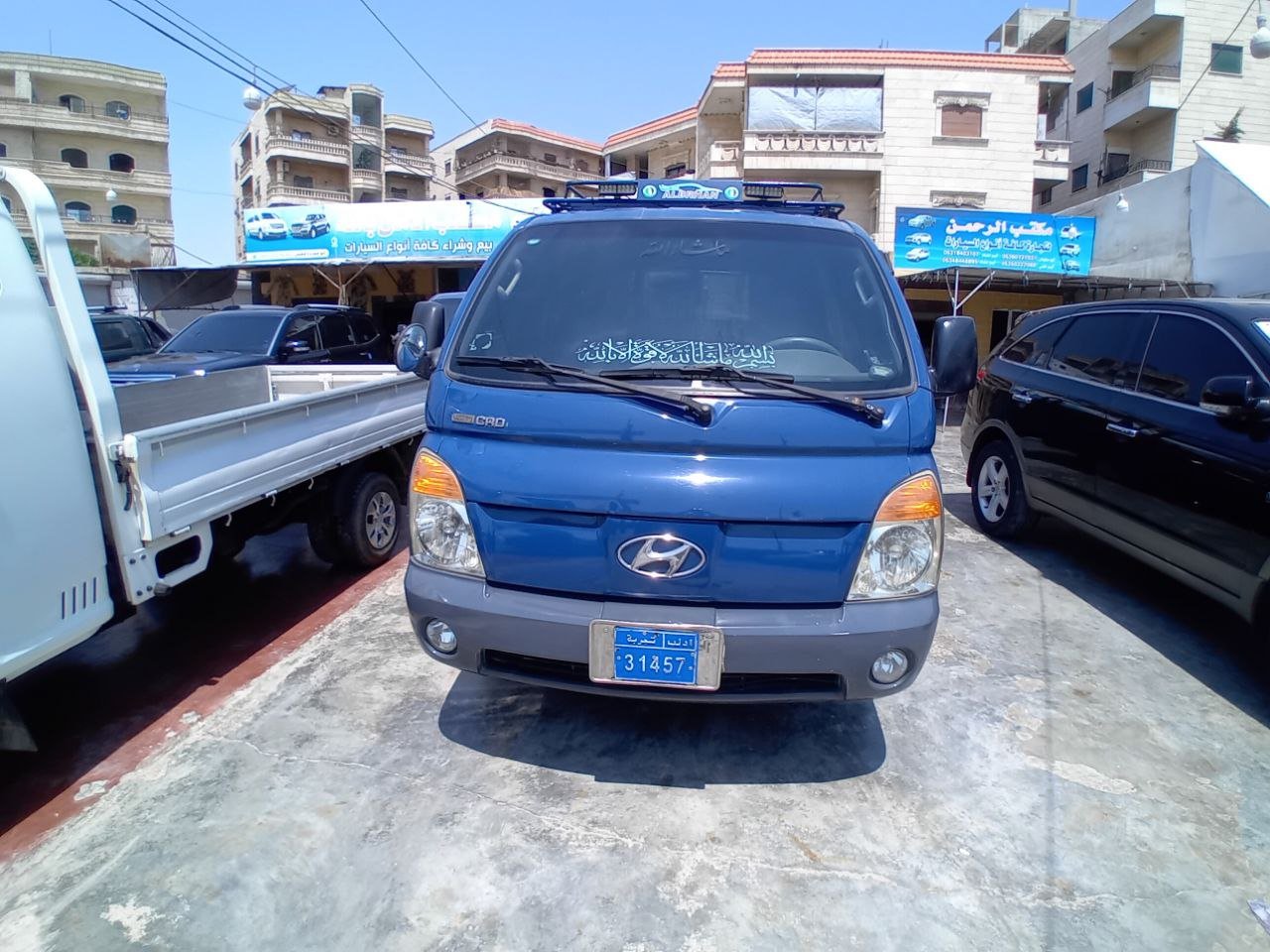 kilometrage car sale hyundai porter 2 crdi cargo truck used 2007 aleppo ot image