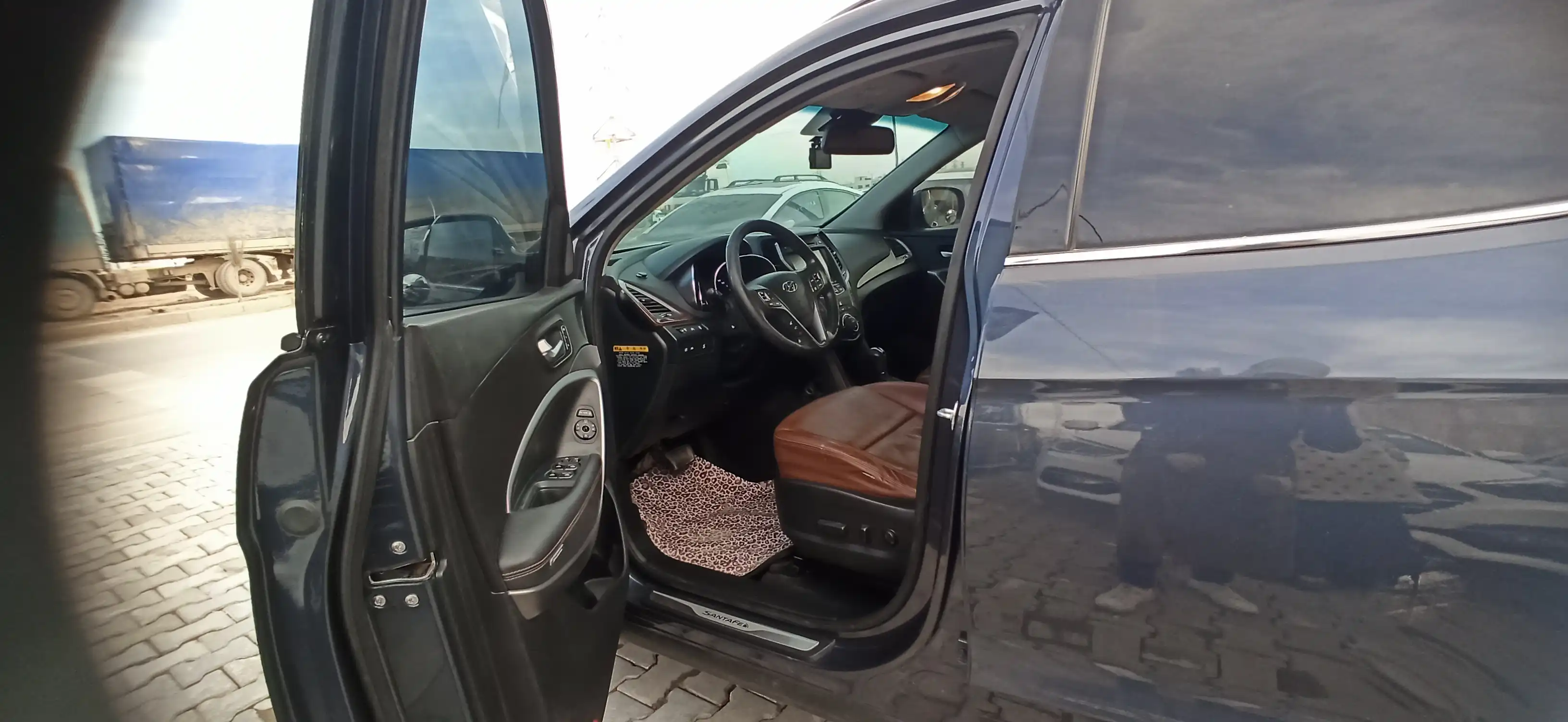 kilometrage car sale hyundai santa fe evgt suv used 2014 aleppo jg image