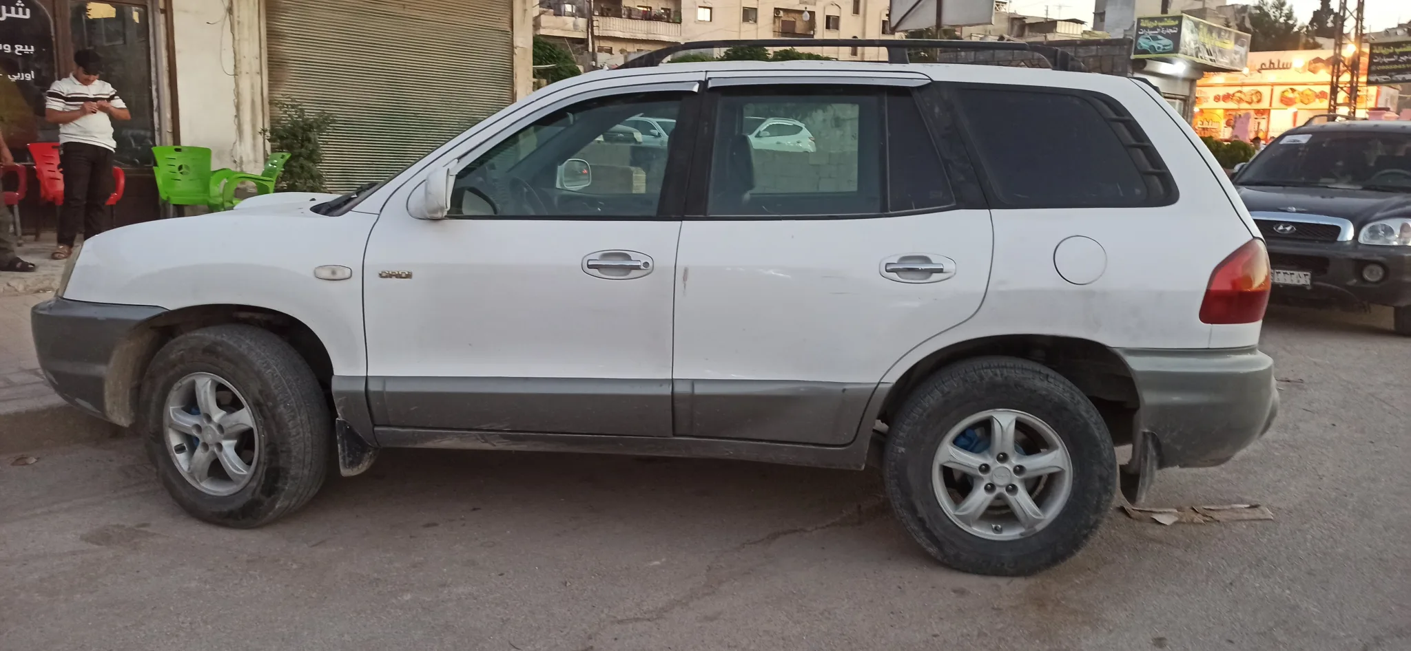 kilometrage car sale hyundai santa fe 2 2 d suv used 2001 aleppo ur image