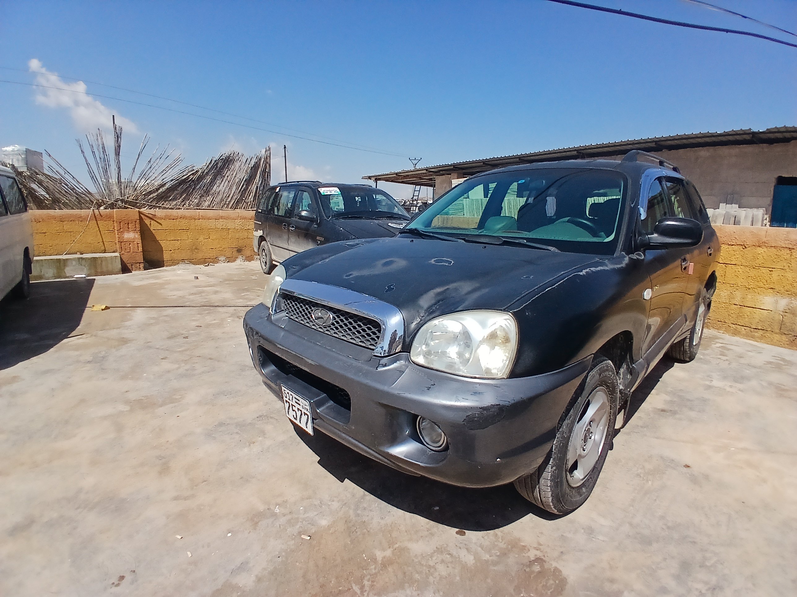 kilometrage car sale hyundai santa fe gold suv used 2003 aleppo sf image