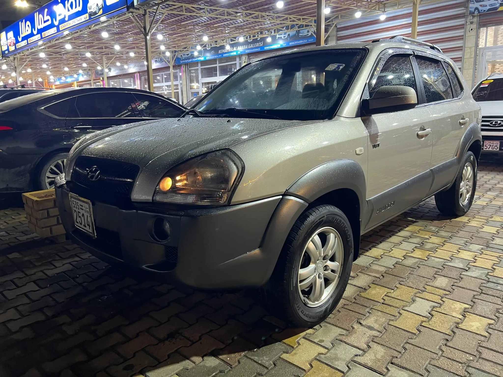 kilometrage car sale hyundai tucson standard suv used 2007 aleppo sy image