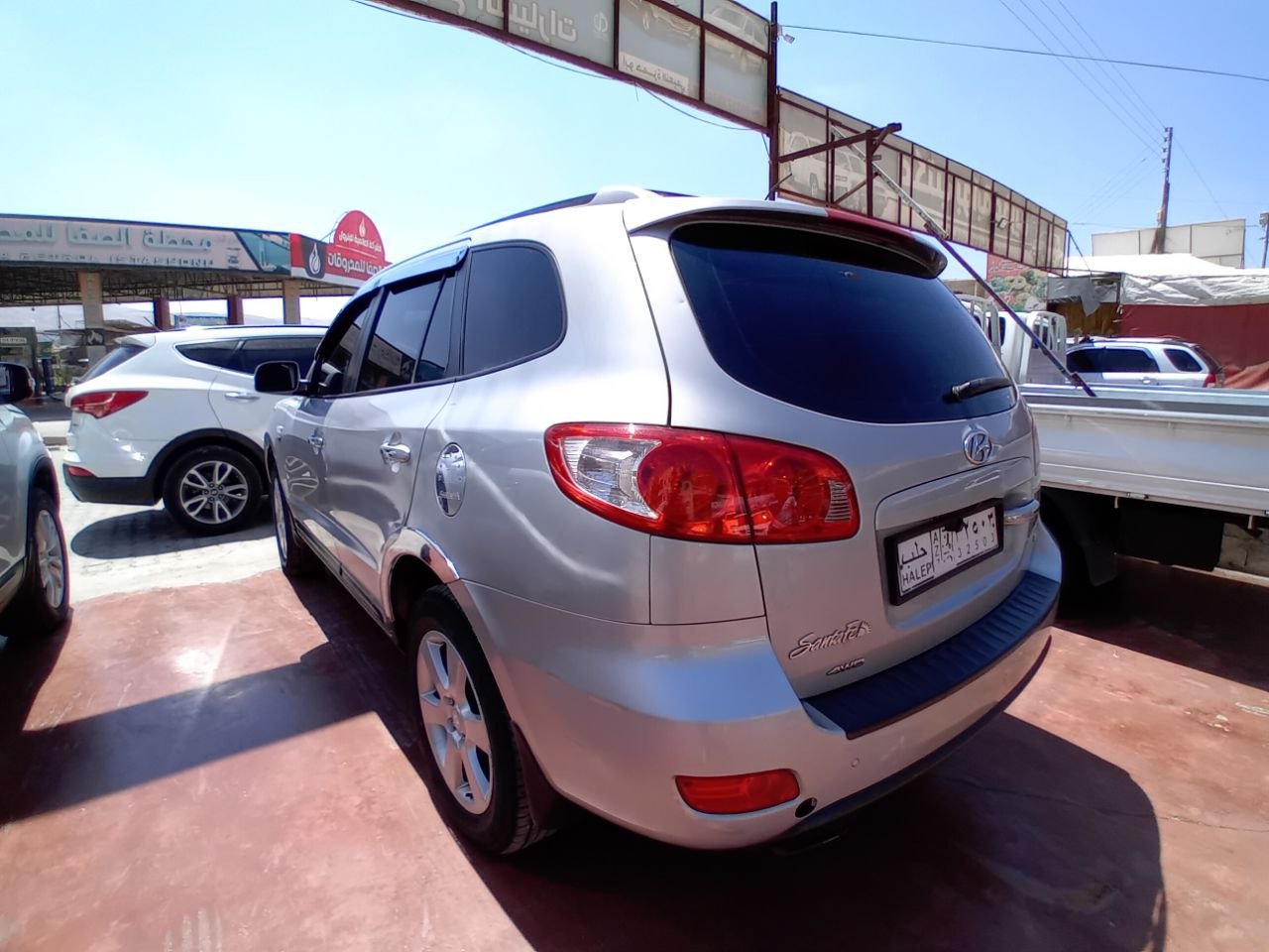 kilometrage car sale hyundai santa fe clx suv used 2007 aleppo bg image