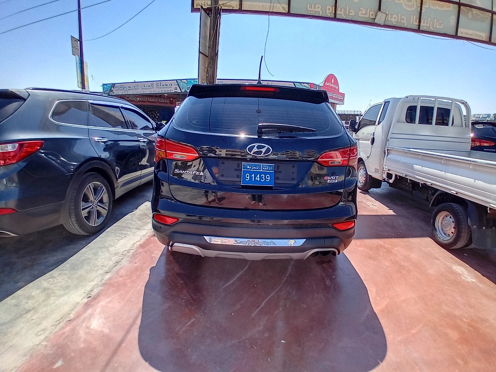 kilometrage car sale hyundai santa fe evgt suv used 2012 aleppo lr image