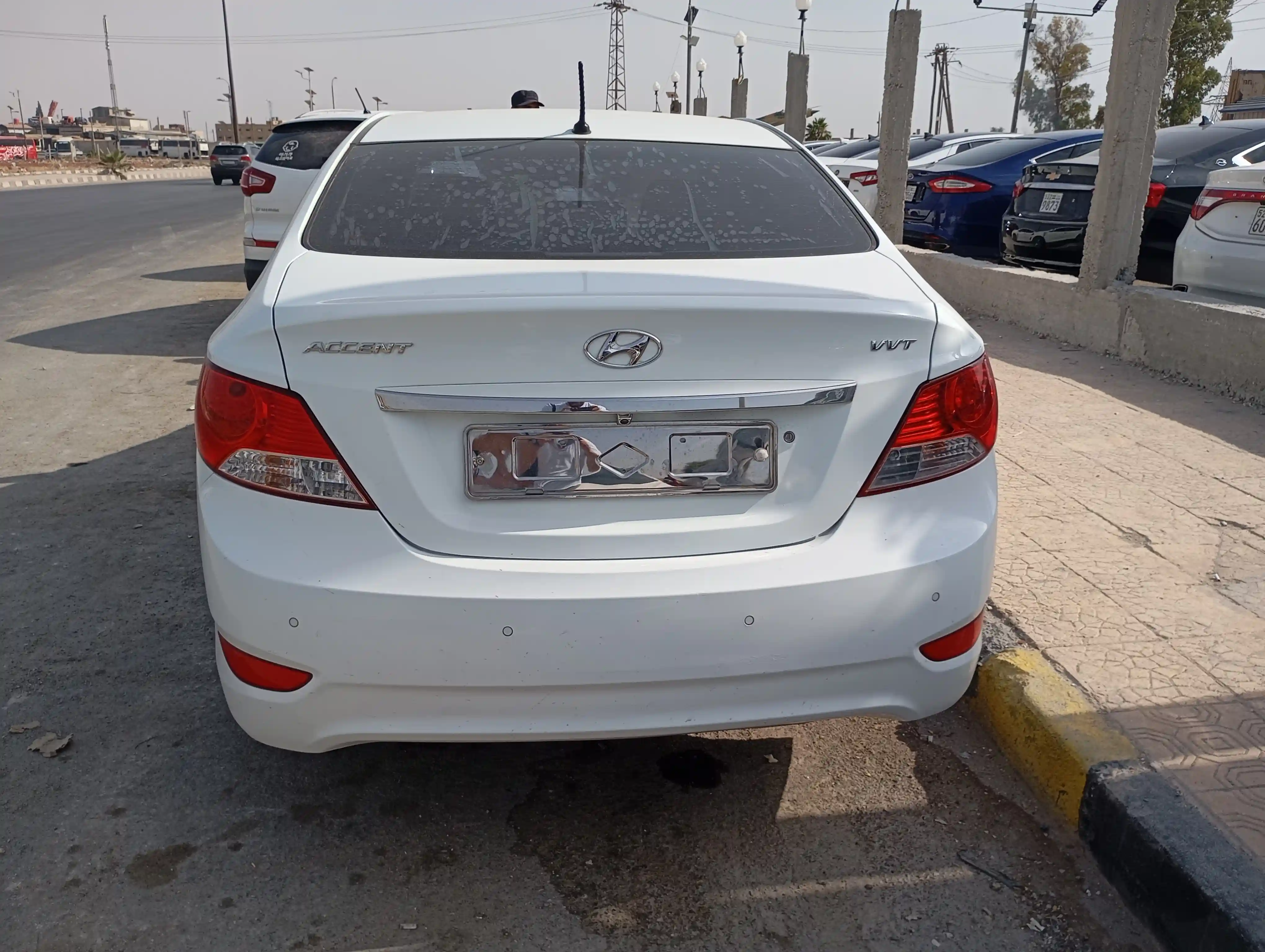kilometrage car sale hyundai accent standard sedan used 2013 aleppo xz image