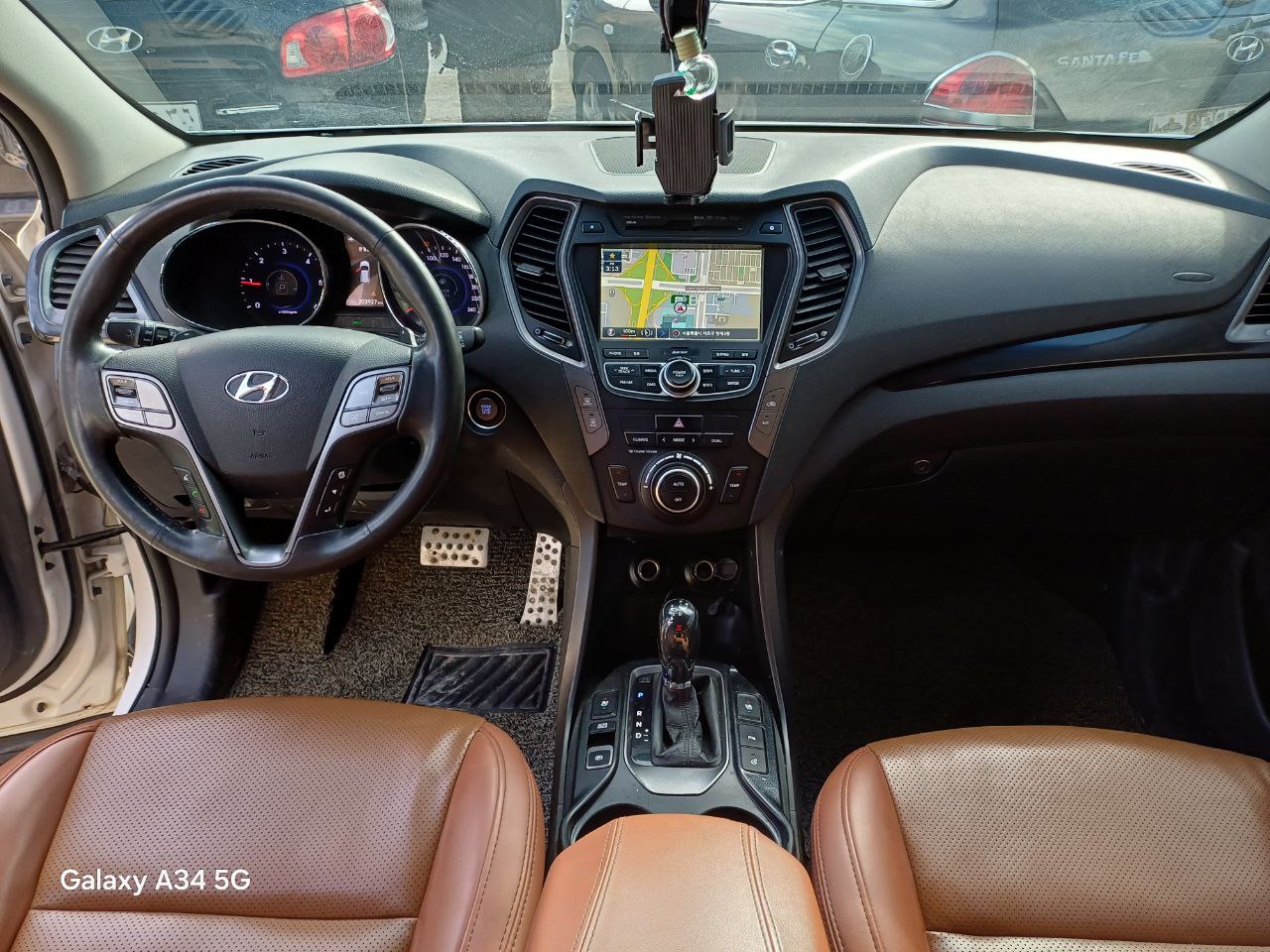 kilometrage car sale hyundai santa fe evgt suv used 2013 aleppo kz image