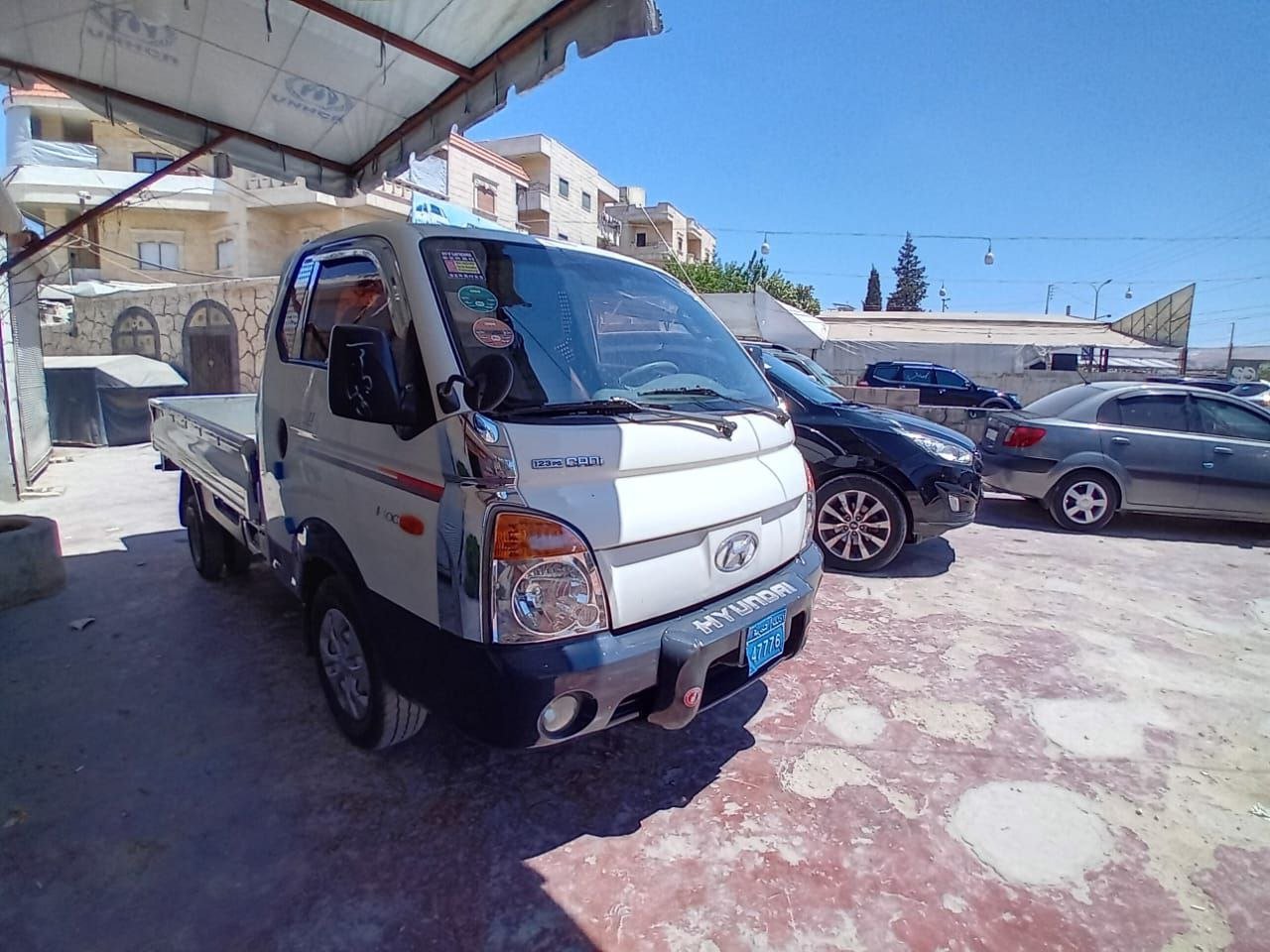 kilometrage car sale hyundai porter 2 crdi cargo truck used 2008 aleppo hc image