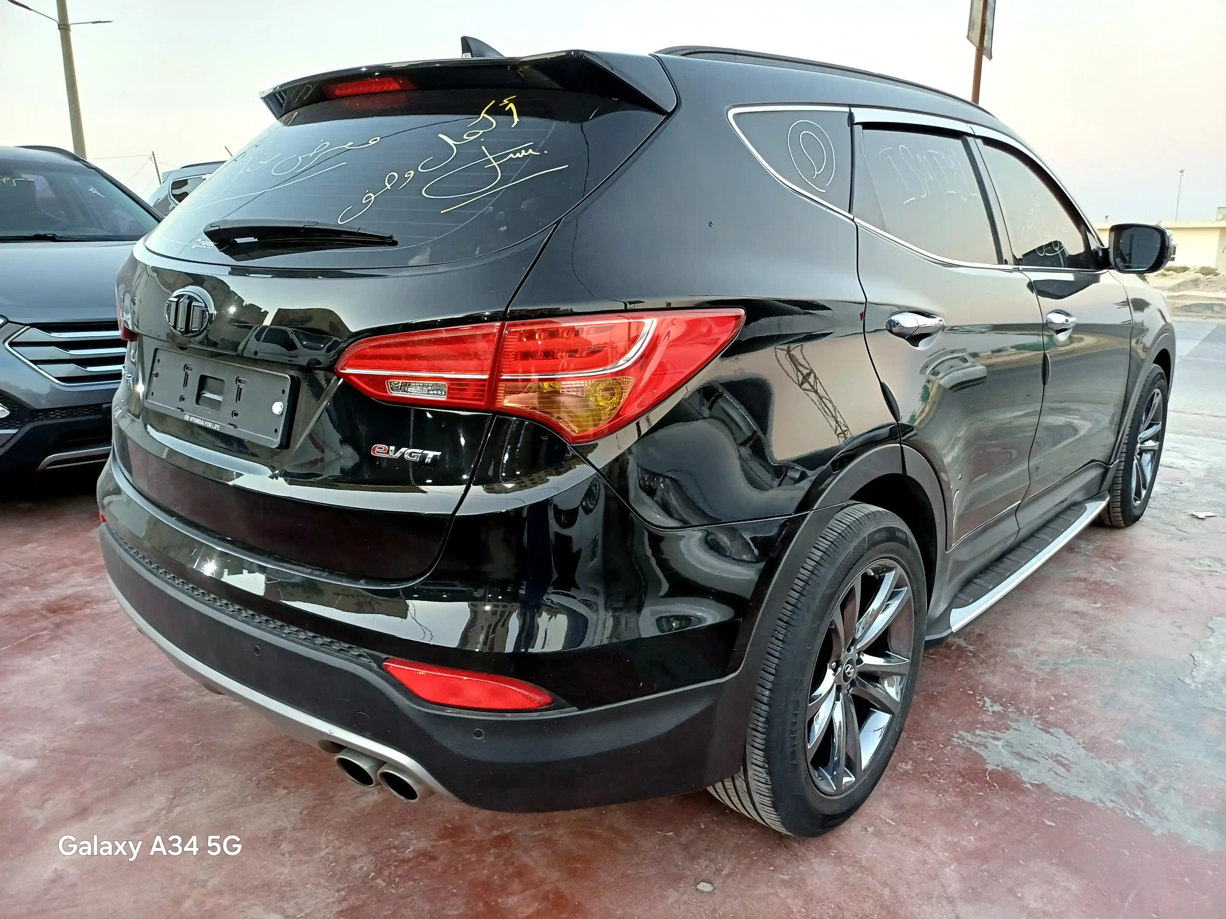 kilometrage car sale hyundai santa fe evgt suv used 2014 aleppo pz image