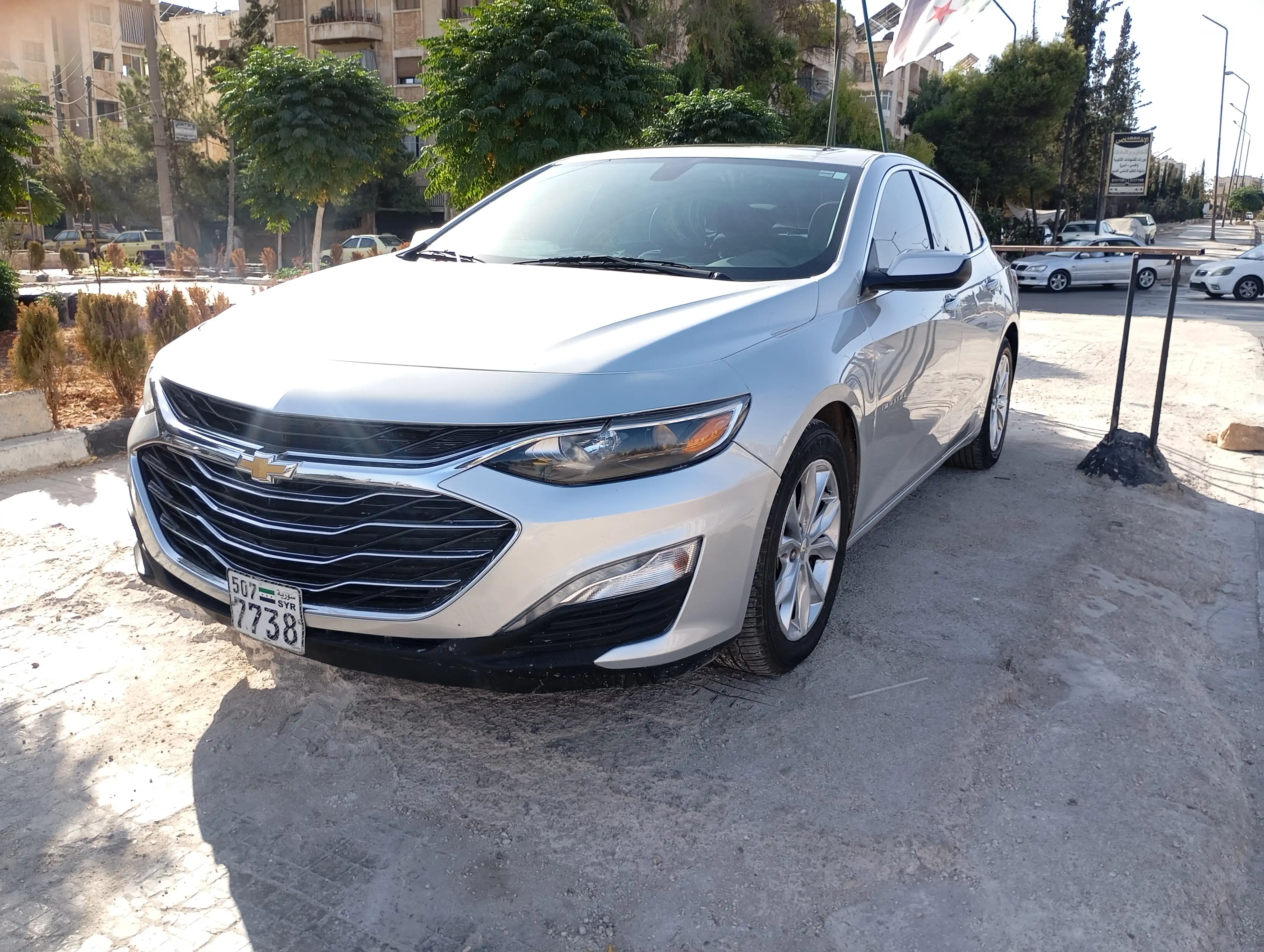 kilometrage car sale chevrolet malibu lt sedan used 2021 aleppo xe card image