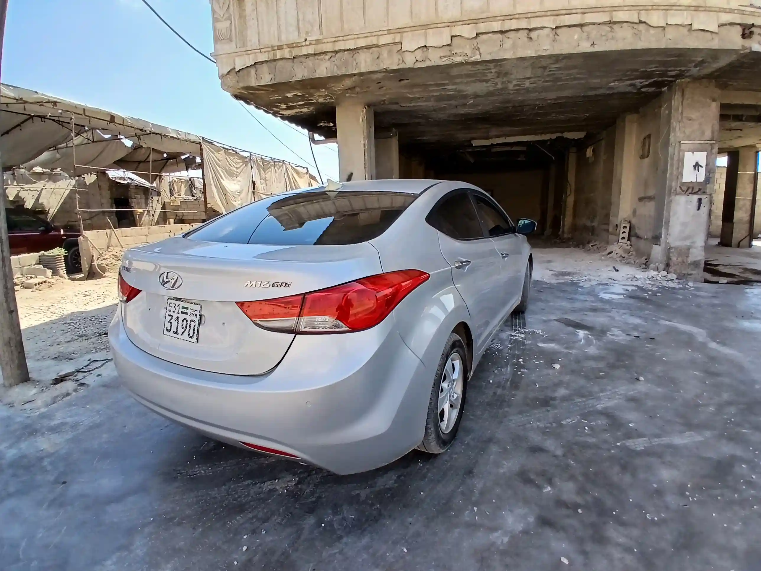 kilometrage car sale hyundai avante m16 gdi sedan used 2011 aleppo hg image