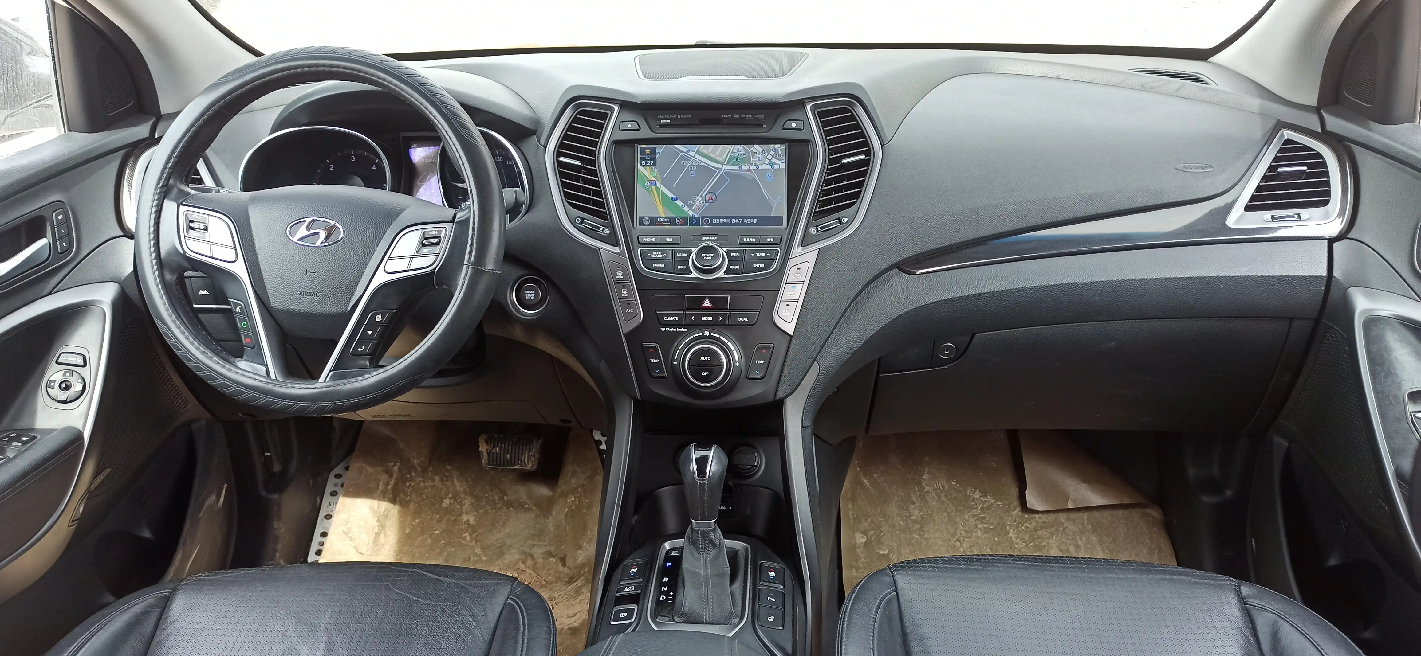 kilometrage car sale hyundai santa fe evgt suv used 2017 aleppo vd image