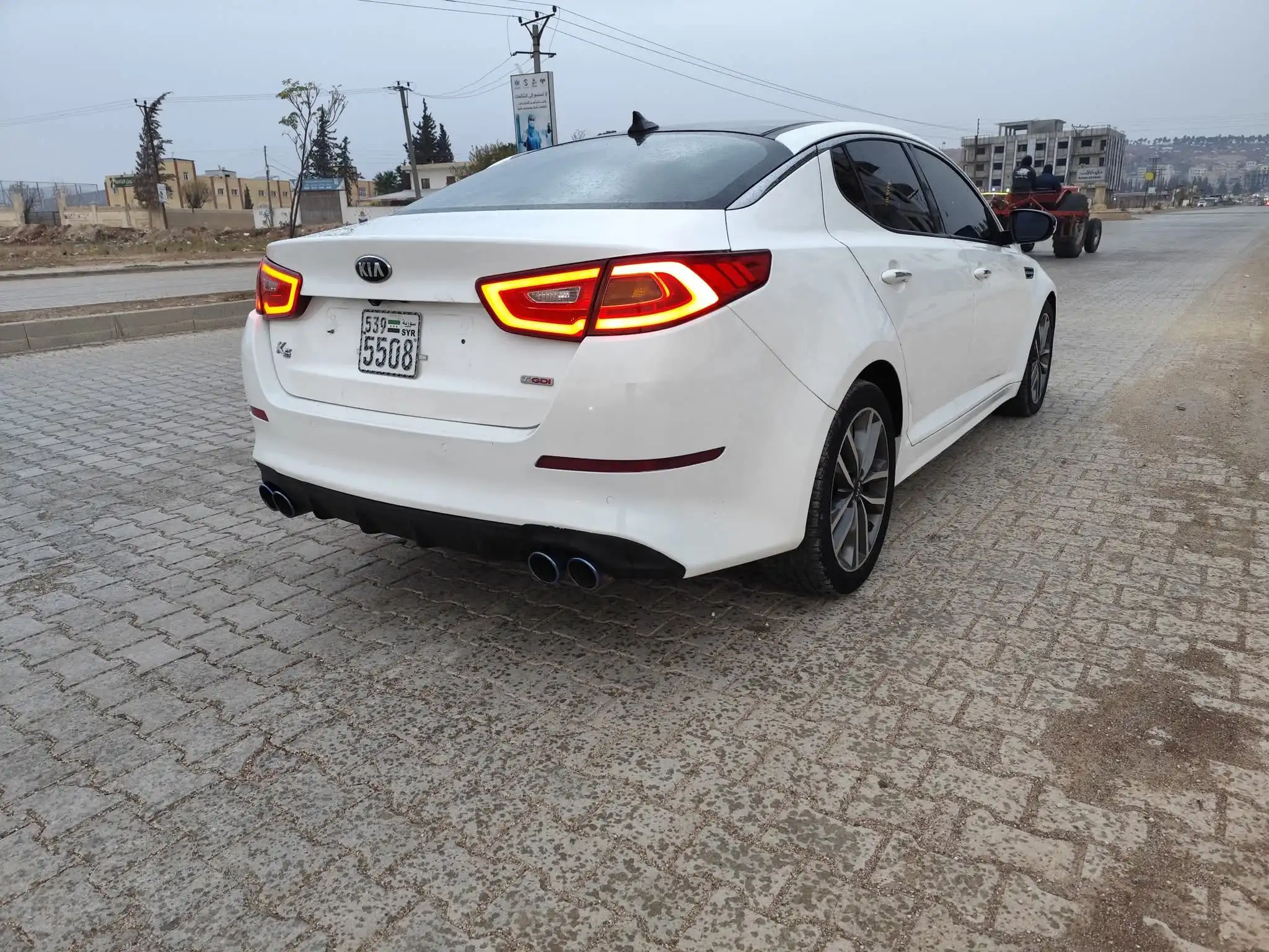 kilometrage car sale kia k5 standard sedan used 2014 aleppo me image