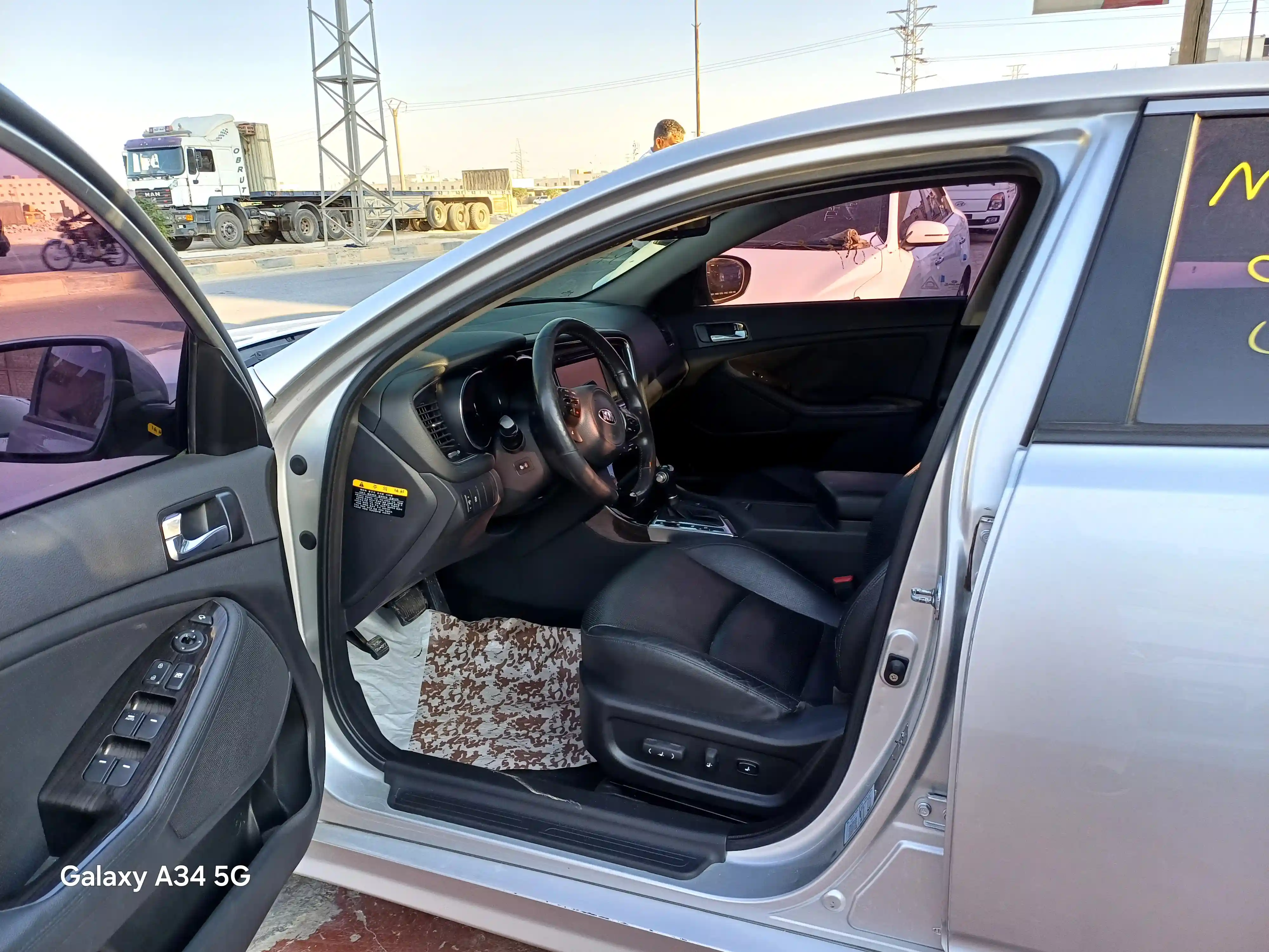 kilometrage car sale kia k5 standard sedan used 2014 aleppo ii image