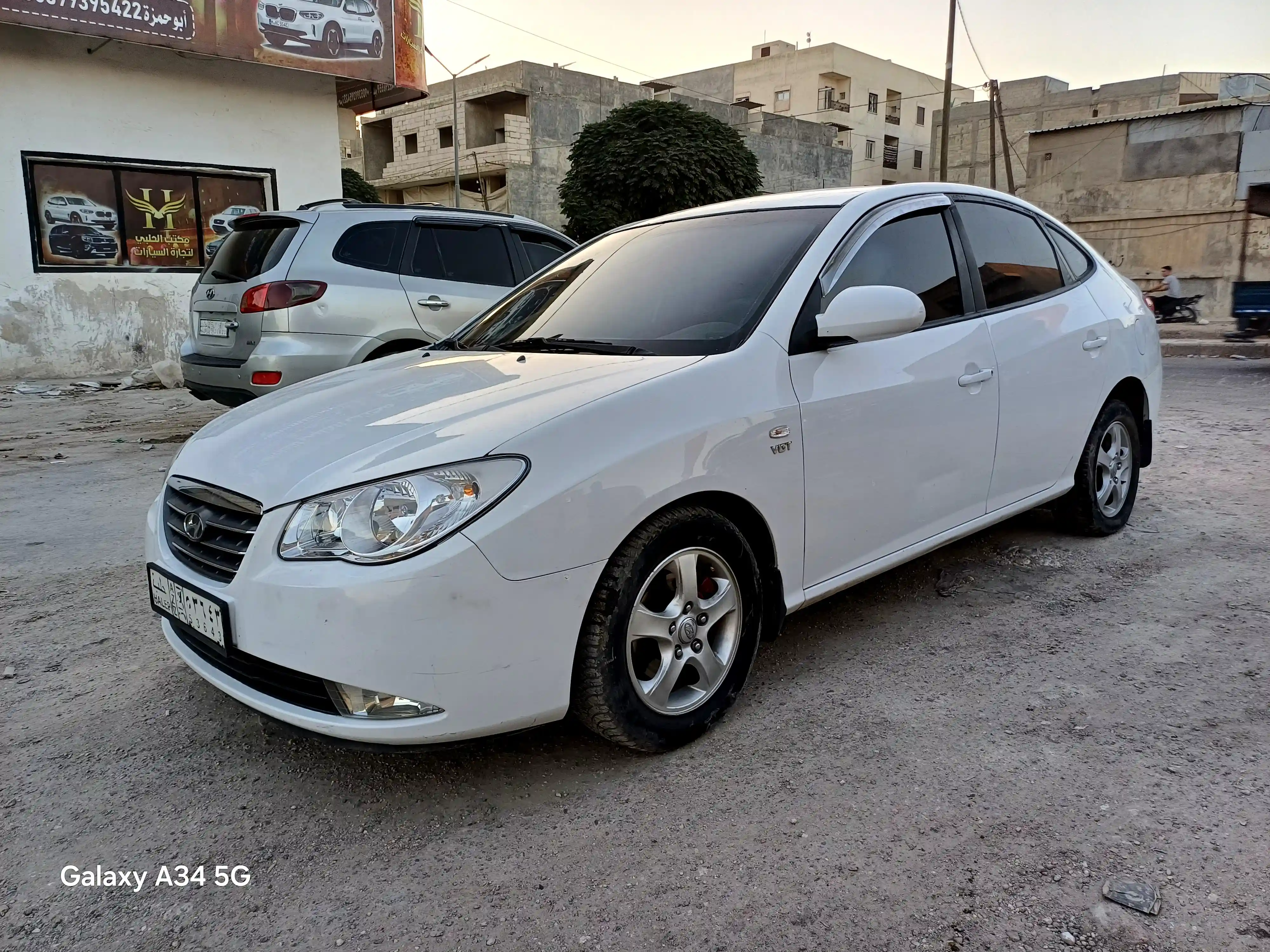 kilometrage car sale hyundai avante e16 sedan used 2009 aleppo uv card image