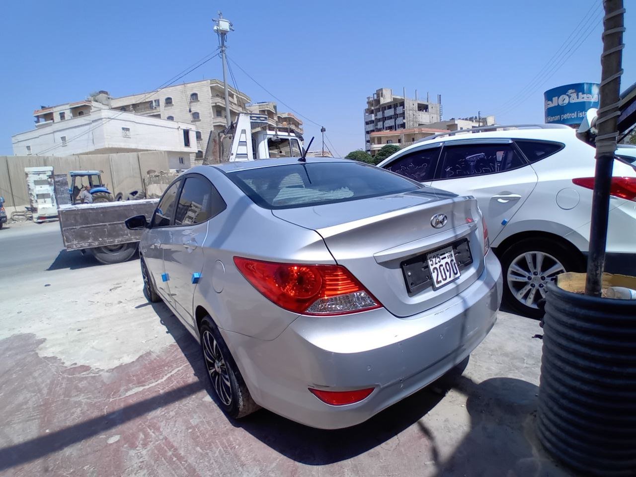 kilometrage car sale hyundai accent standard sedan used 2011 aleppo xj image