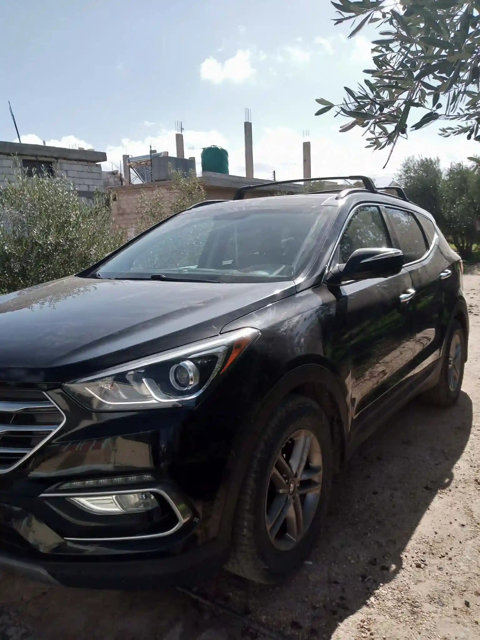 kilometrage car sale hyundai santa fe evgt suv used 2018 aleppo vj image