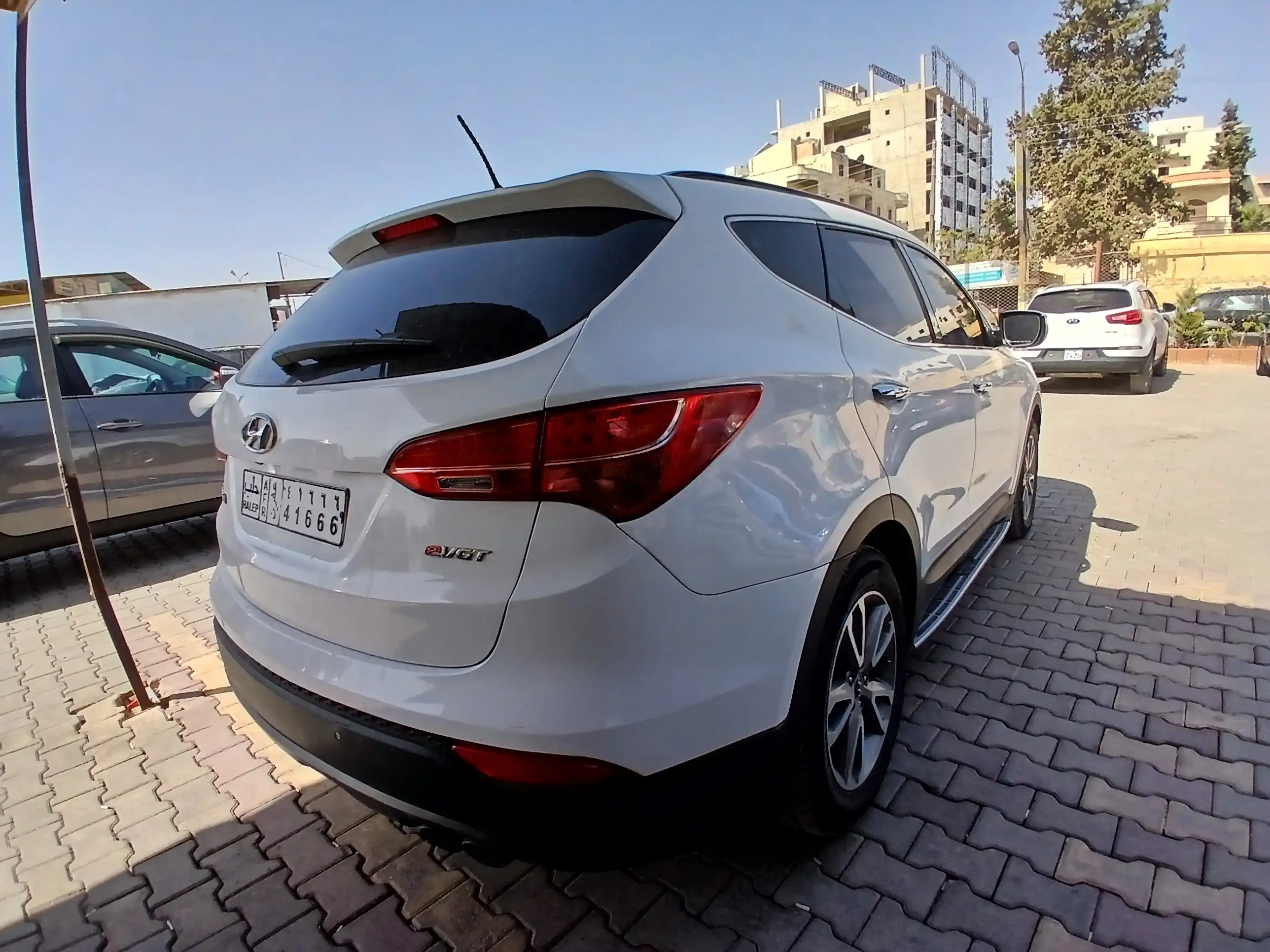 kilometrage car sale hyundai santa fe evgt suv used 2013 aleppo fe image