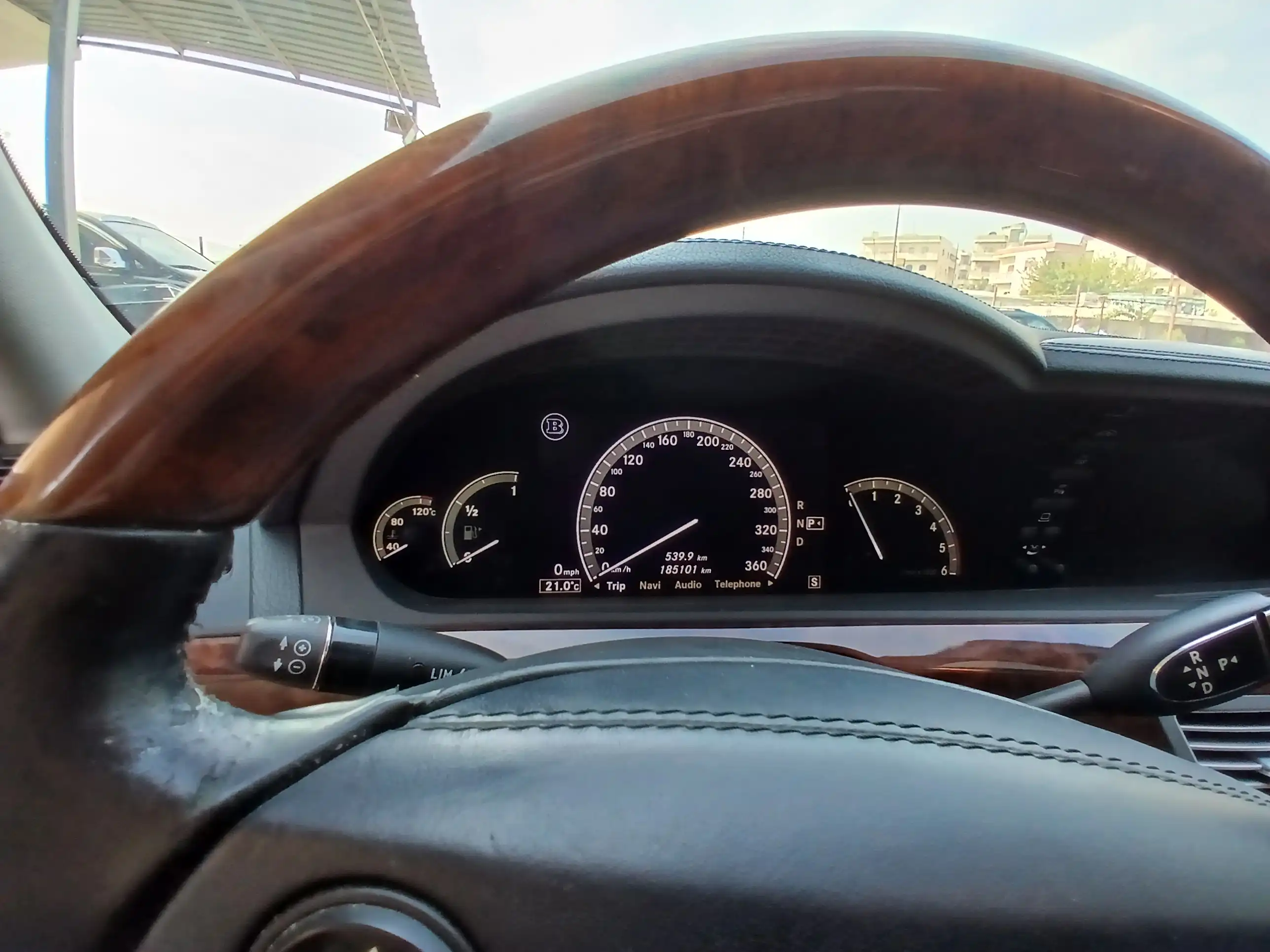 kilometrage car sale mercedes s class s 500 sedan used 2008 aleppo ld image