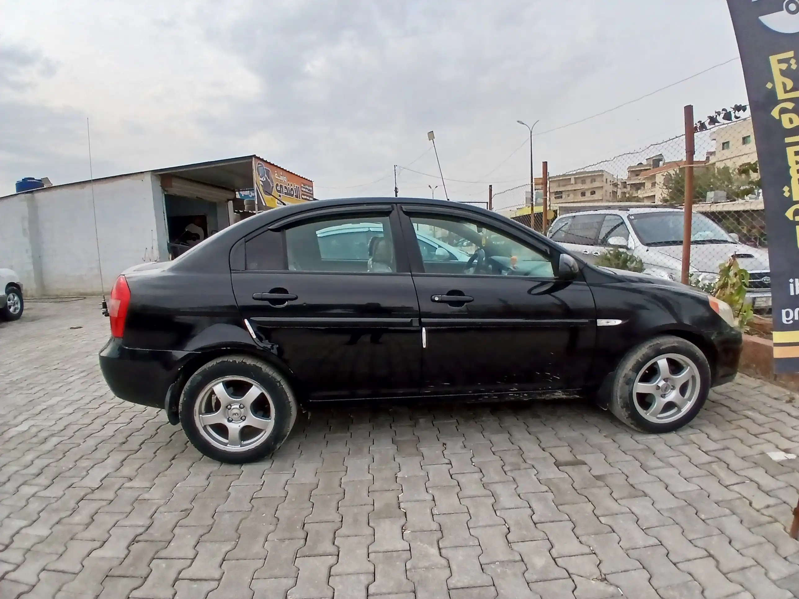 kilometrage car sale hyundai accent standard sedan used 2007 aleppo hi image